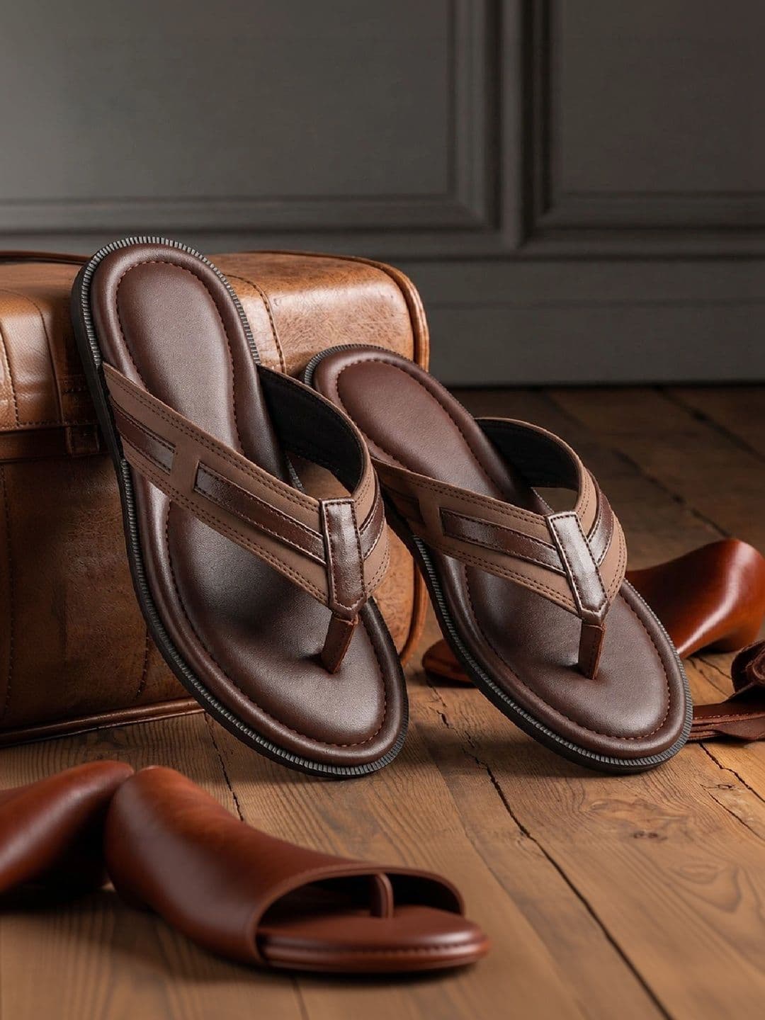House of Pataudi Men Comfort Sandals thumbnail 6
