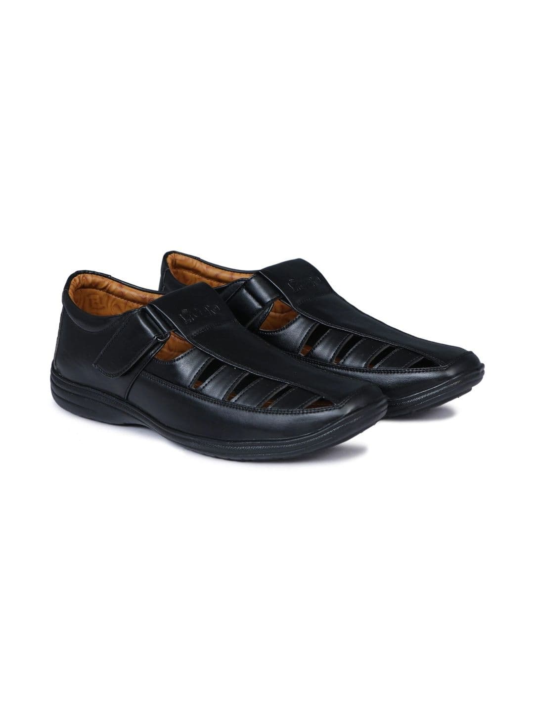 LIGERONATION Men Leather Shoe-Style Sandals thumbnail 2
