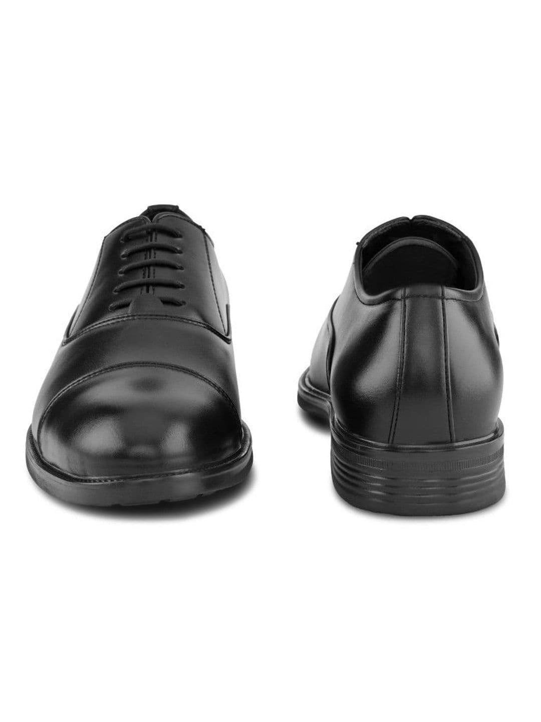 House of Pataudi Men Textured Formal Oxfords thumbnail 7