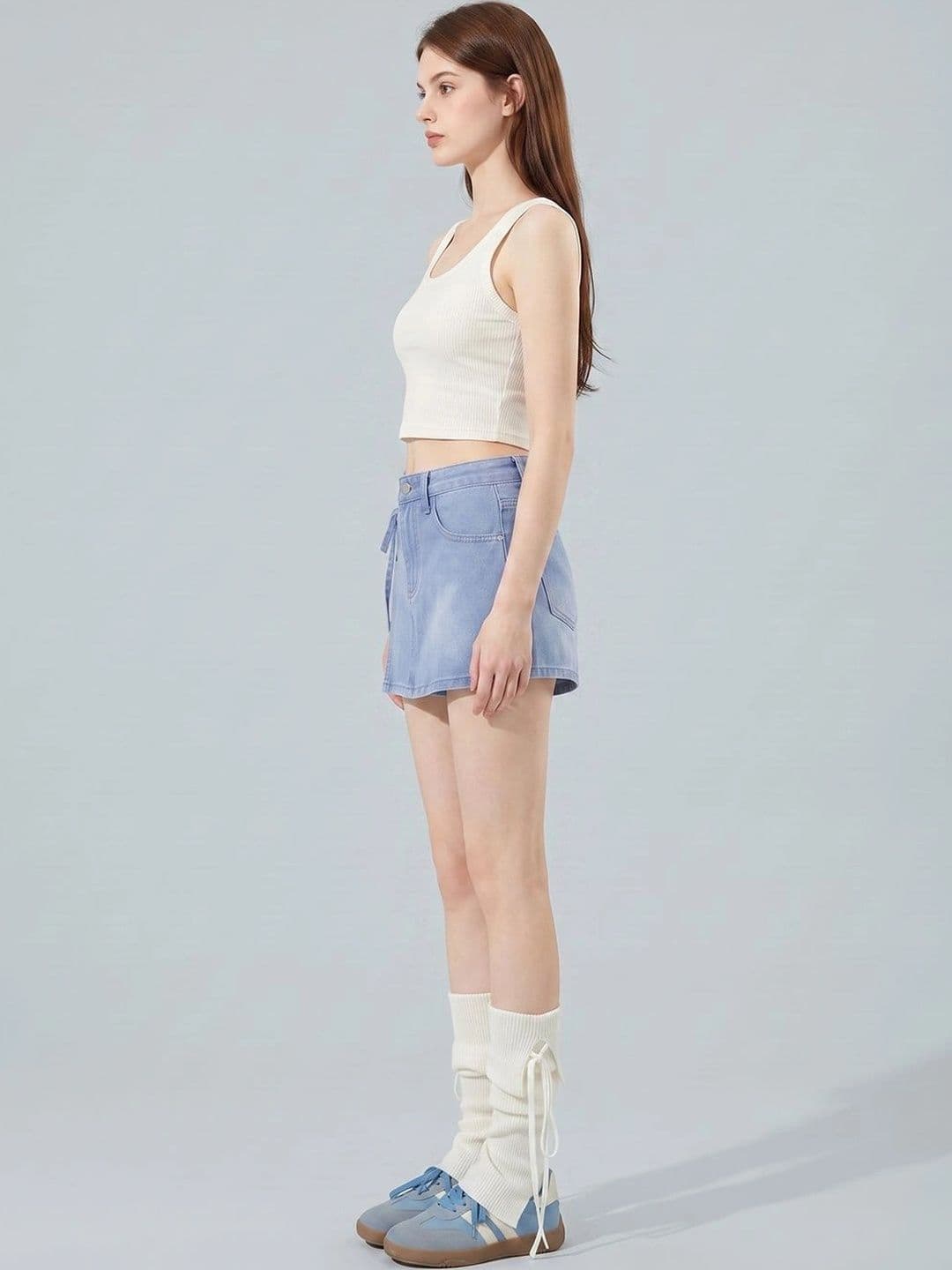 ATELIER REBEL Women Mini Wrap Skirt thumbnail 4
