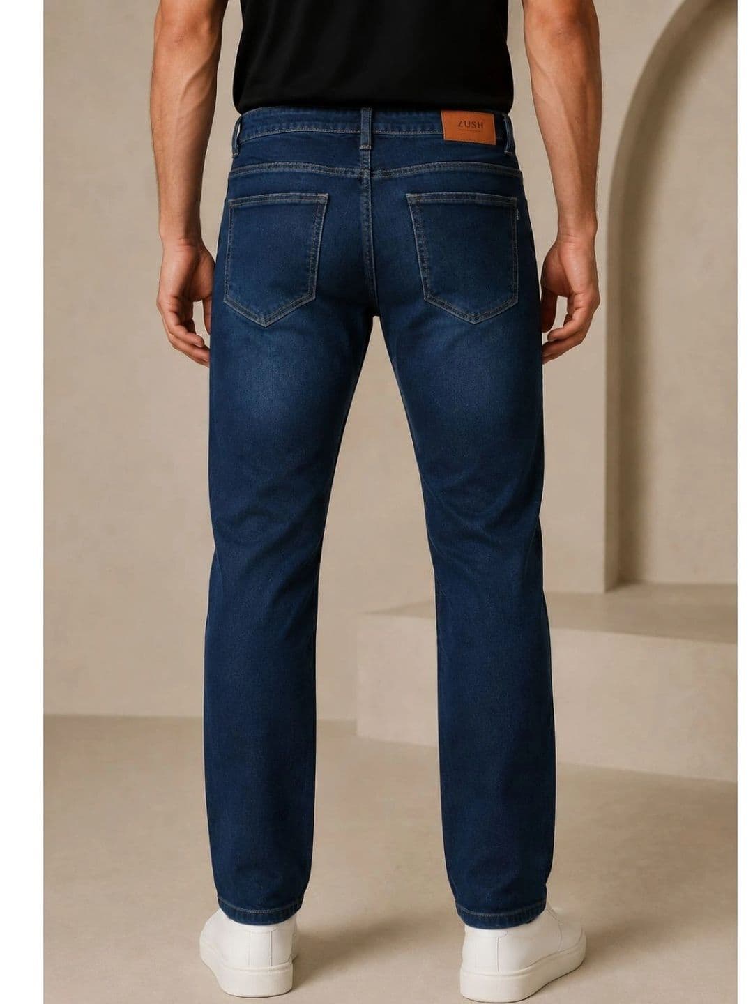 ZUSH Men Straight Fit Mid-Rise Stretchable Jeans thumbnail 5