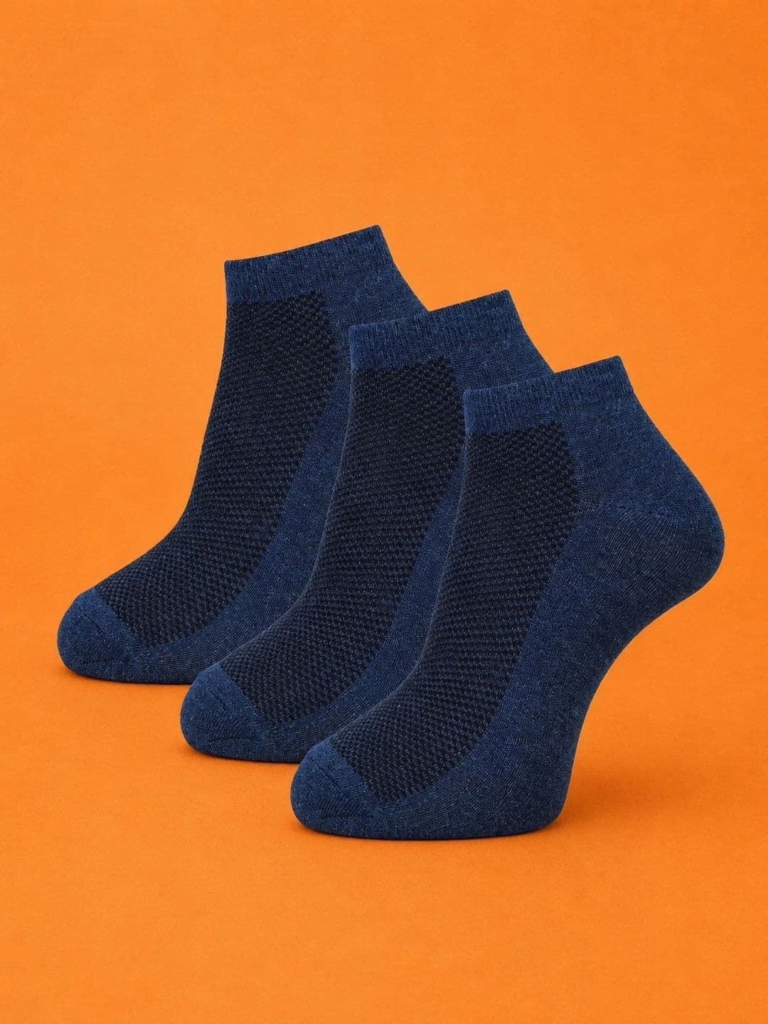 ADDOSSO Men Pack of 3 Cotton Assorted Patterned Ankle Length Socks - view 1