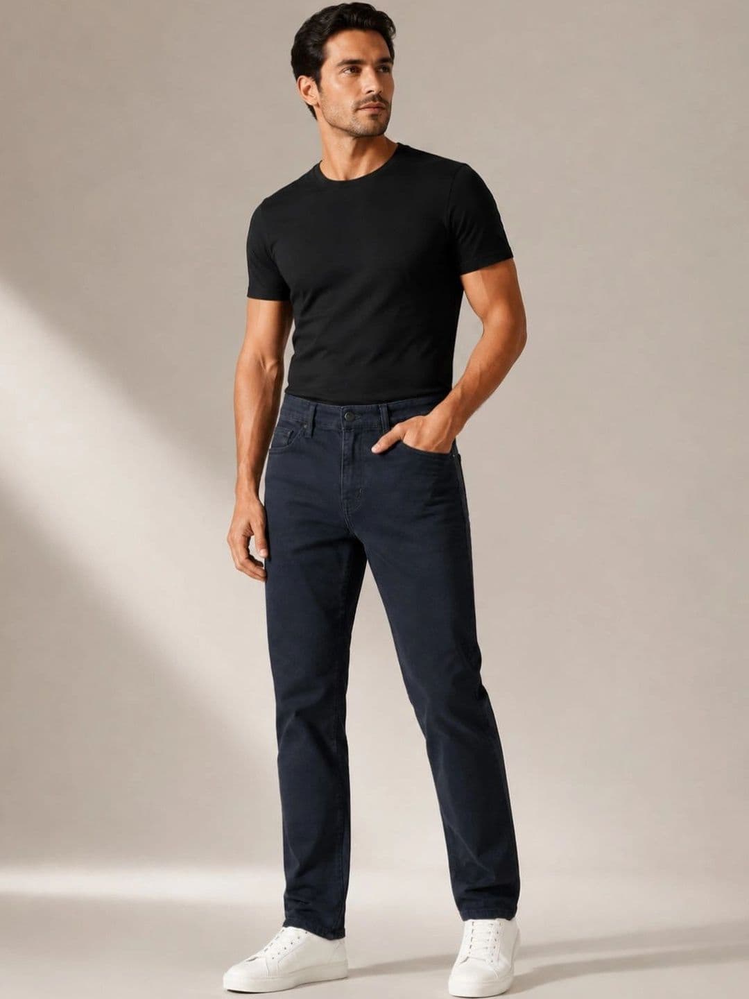 ZUSH Men Straight Fit Mid-Rise Stretchable Jeans thumbnail 4