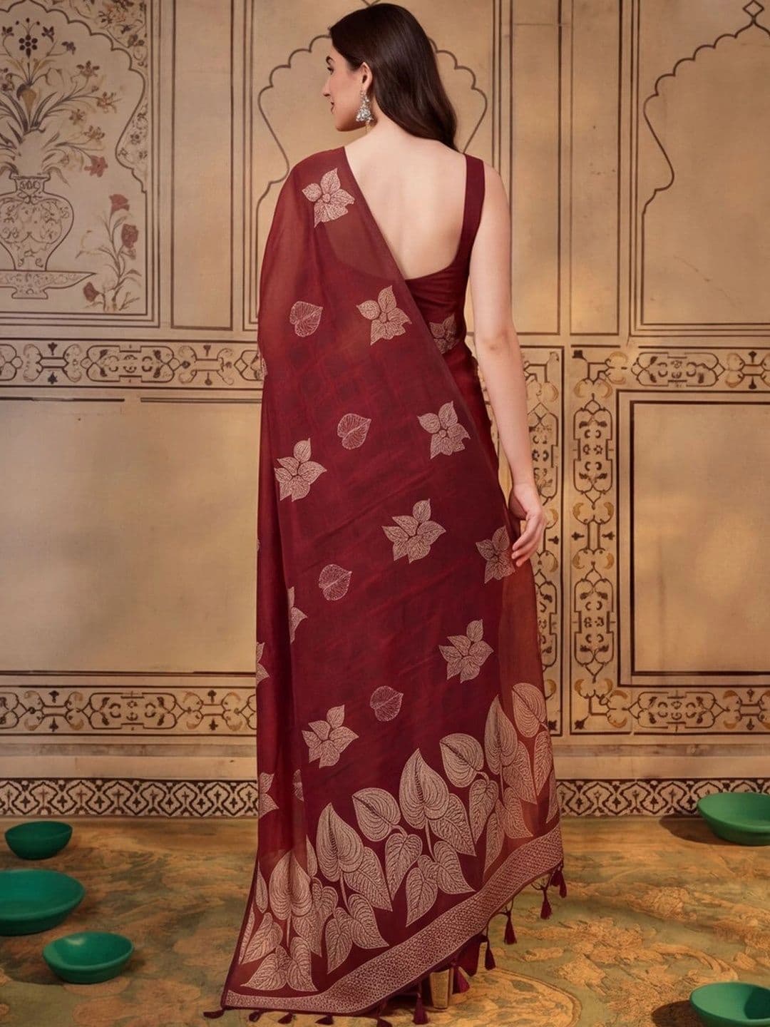 Mitera Woven Design Zari Silk Cotton Fusion Banarasi Saree thumbnail 6