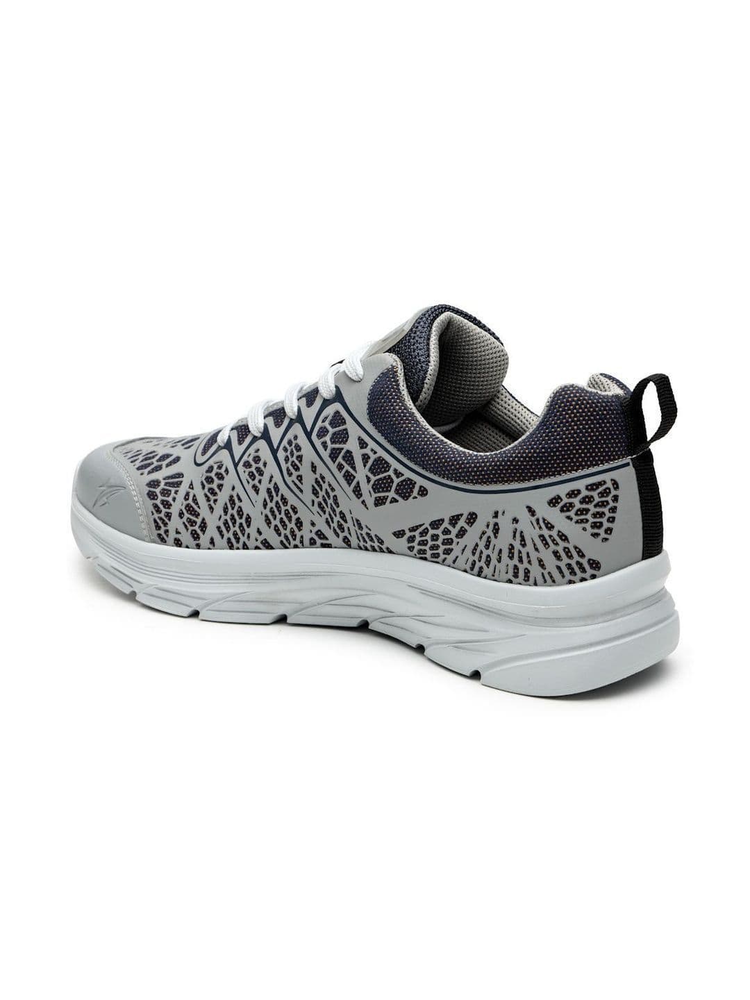 HOS Men FLORIO Textured PU Coated Leather Sneakers Lace-Up Casual Daily Wear Shoes thumbnail 5