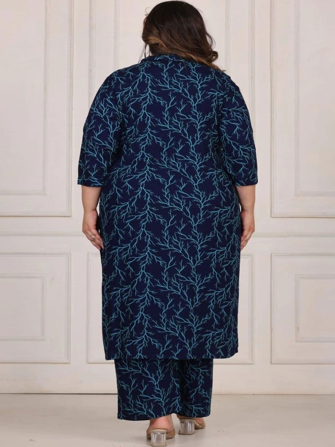 Sandhya's Plus Women Floral Printed Regular Kurti with Salwar thumbnail 5