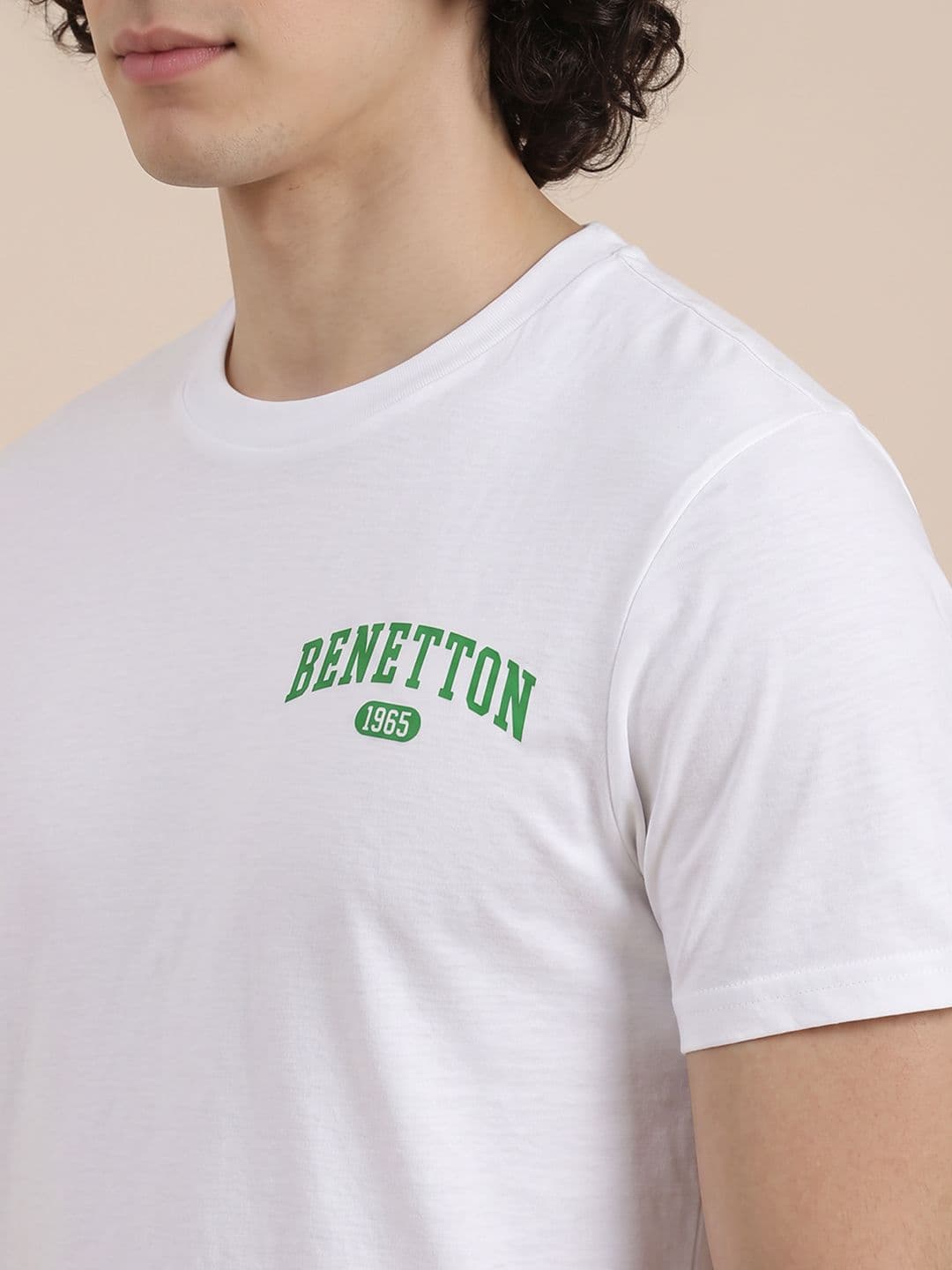 United Colors of Benetton Brand Logo Printed T-shirt thumbnail 2