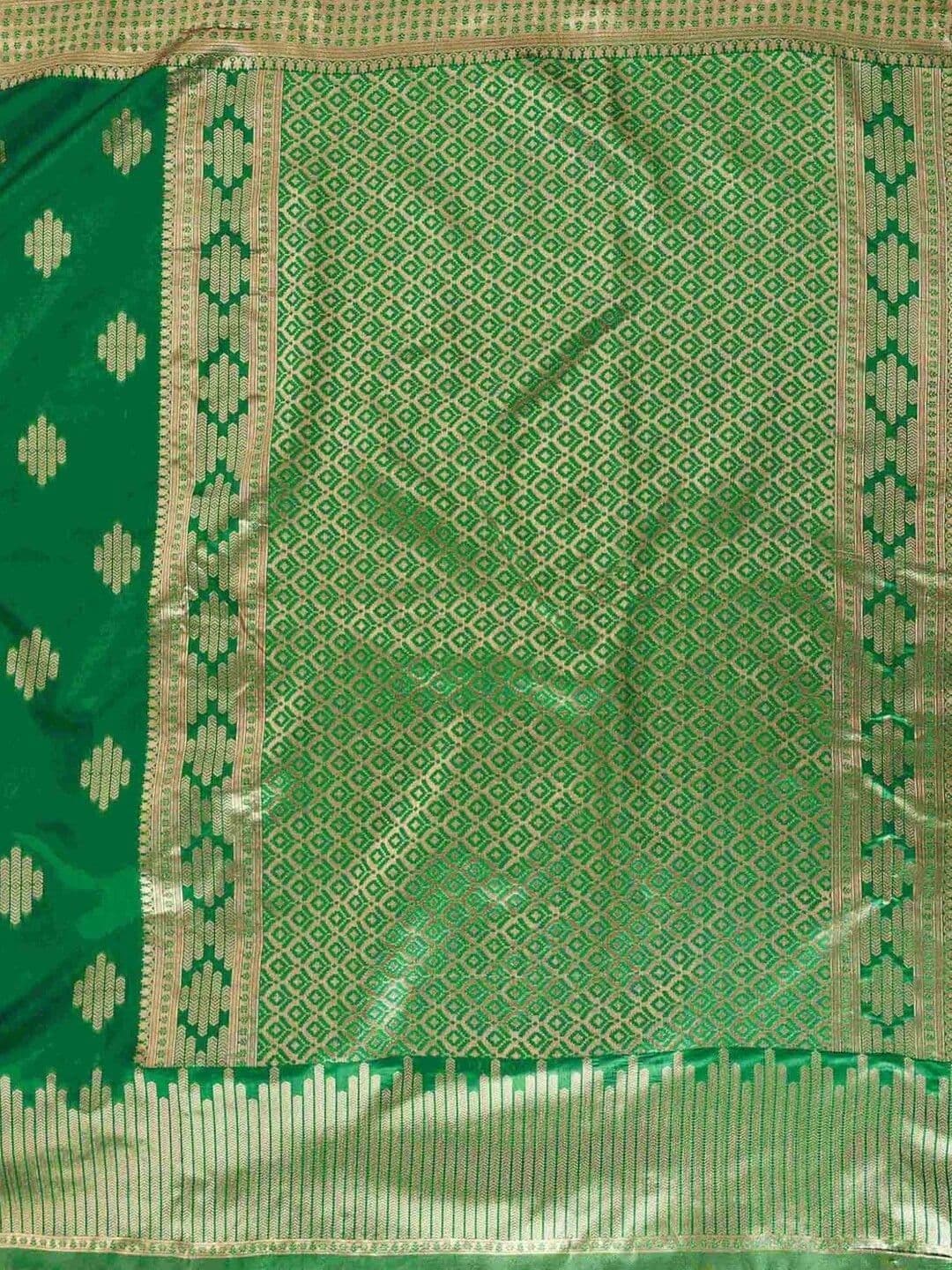 KALINI Woven Design Zari Art Silk Fusion Saree thumbnail 3