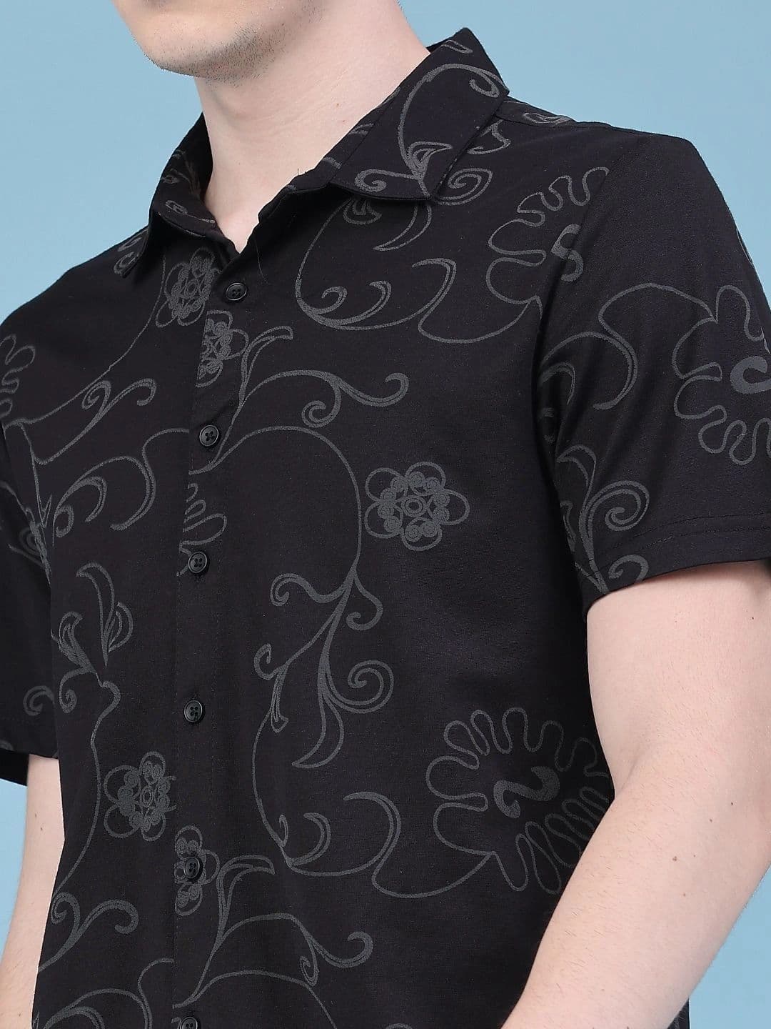 V-Mart Men Floral Printed Casual Shirt thumbnail 4