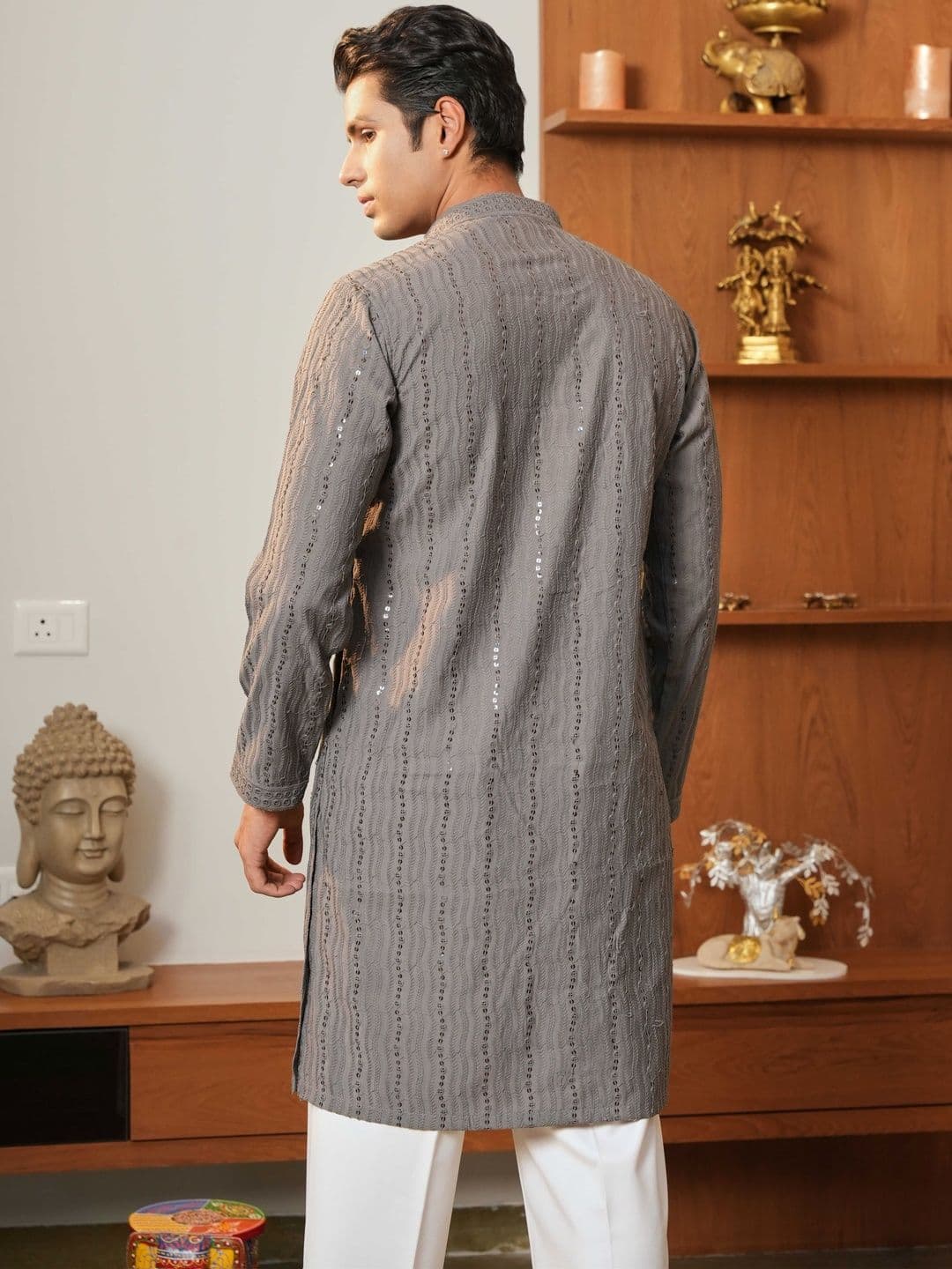 Anouk Men Embroidered Kurta thumbnail 7