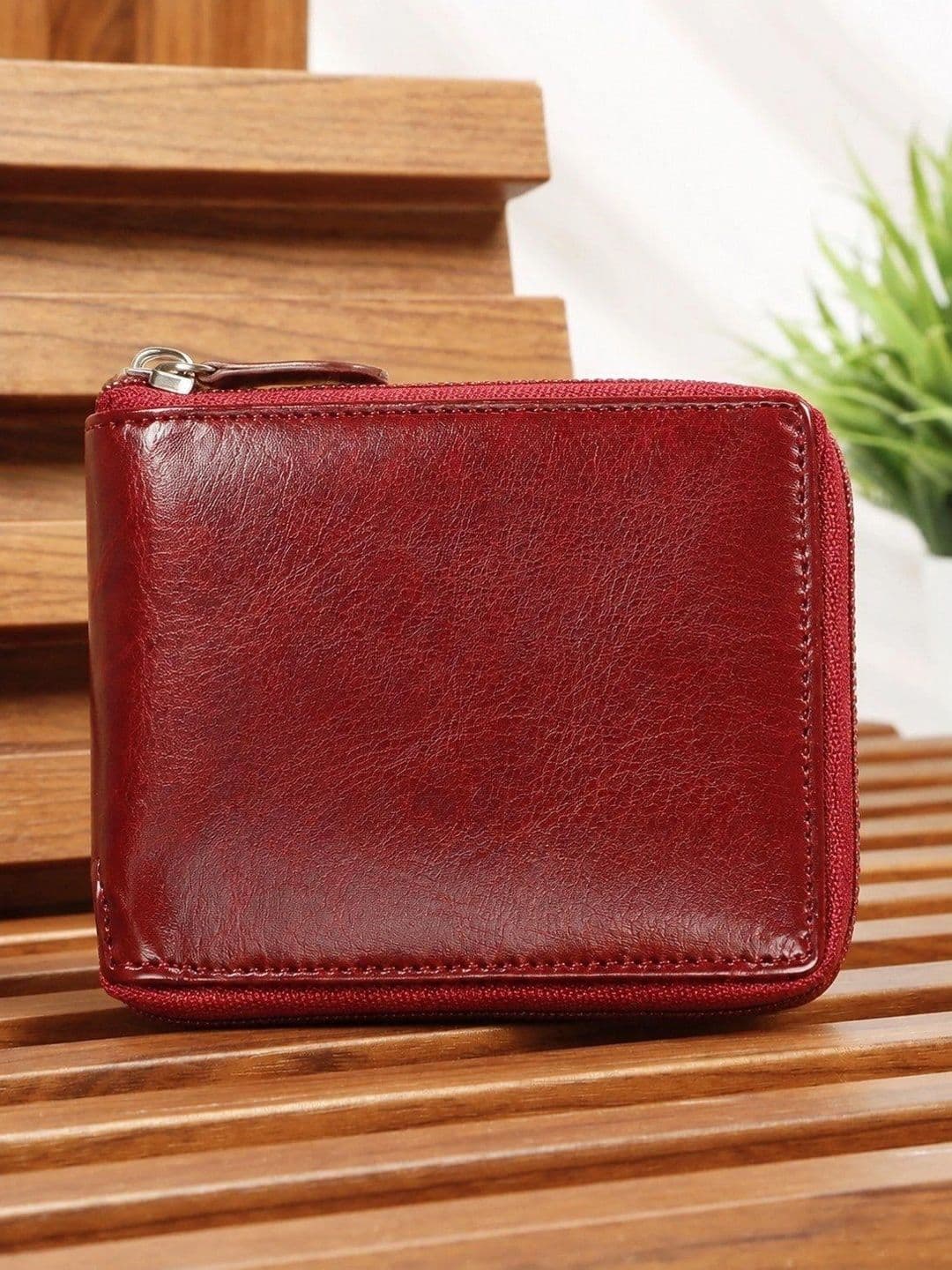 BIF Men PU Zip Around Wallet - view 1