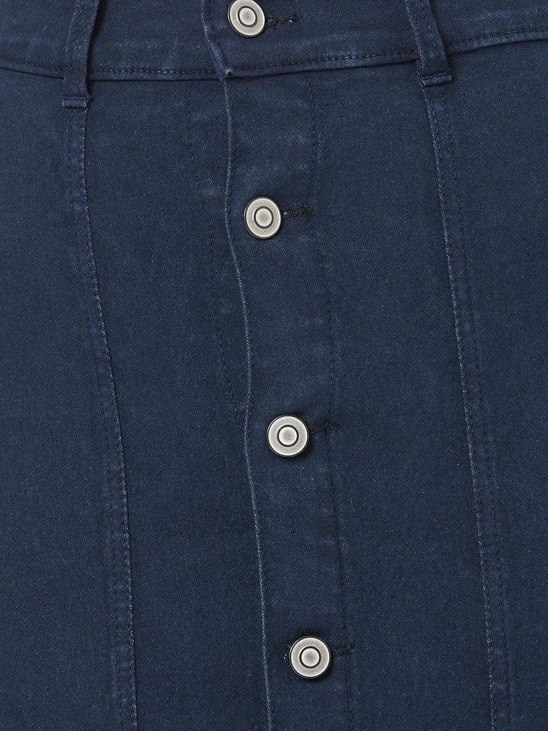 Chemistry Women Denim Above Knee Straight Skirt thumbnail 3