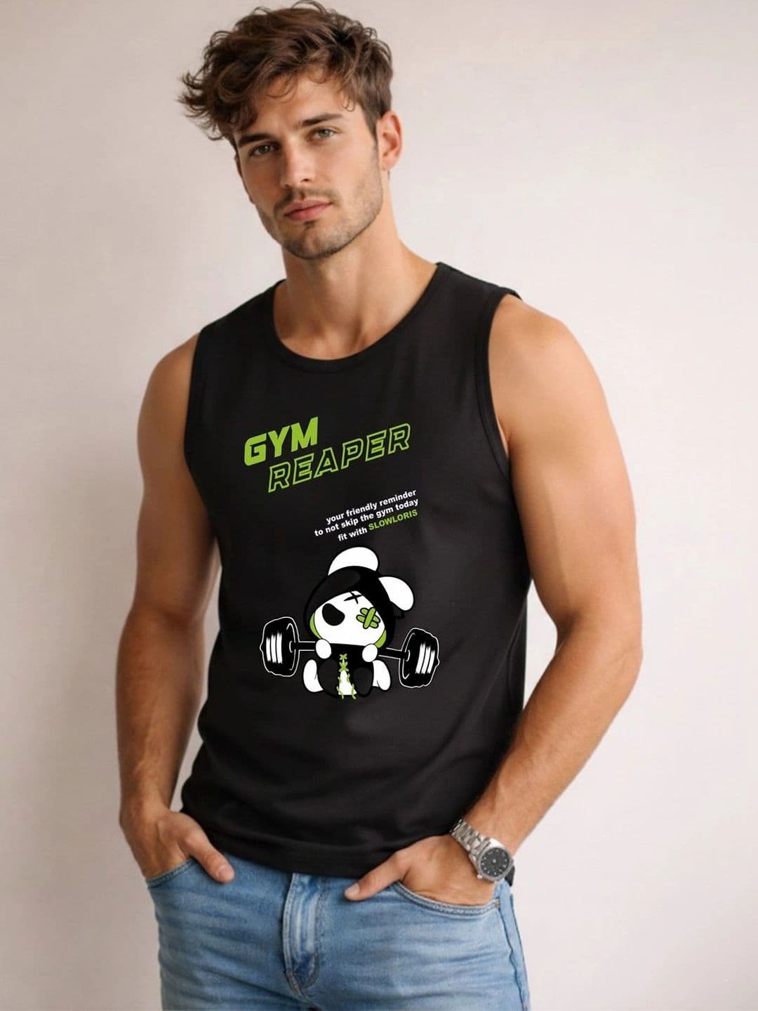 CRYPTIC Men Pack of 2 Printed Innerwear T-shirt thumbnail 3