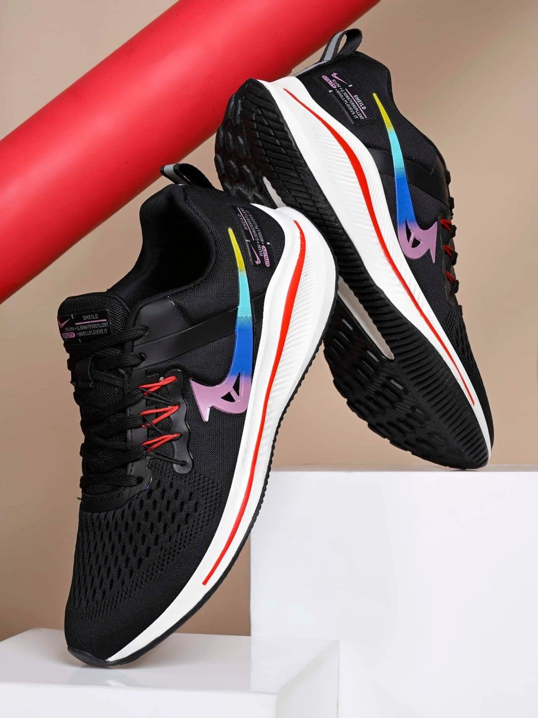 CLD Men Mesh Running Non-Marking Shoes - view 1