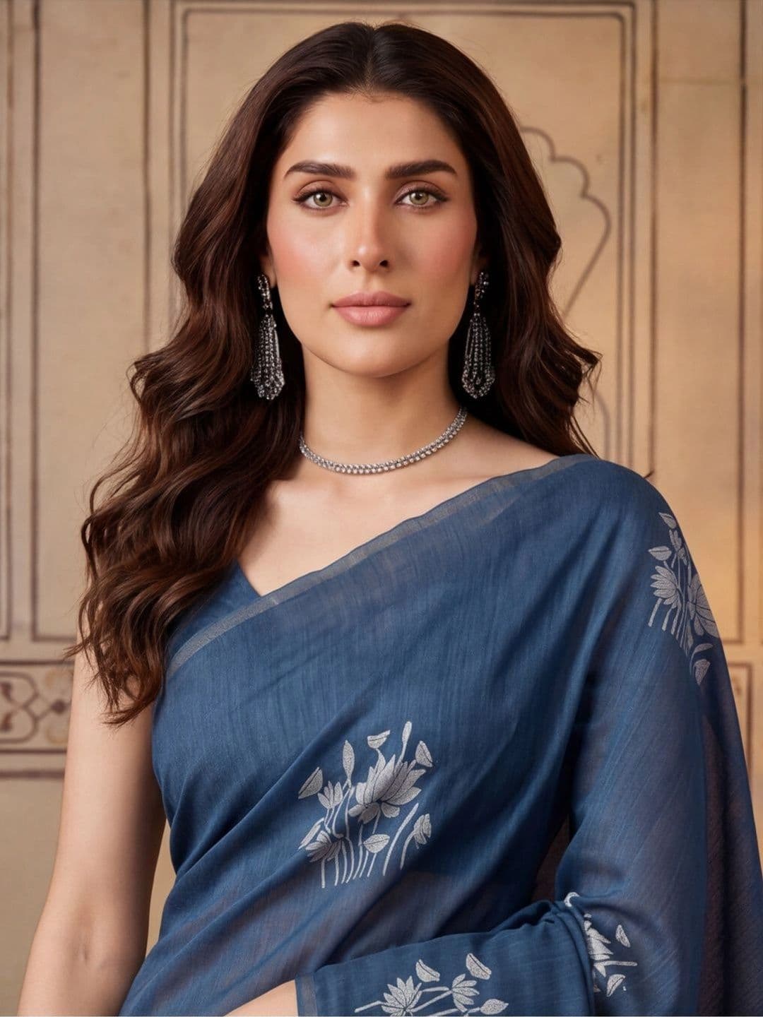 Mitera Woven Design Zari Silk Cotton Fusion Banarasi Saree thumbnail 4