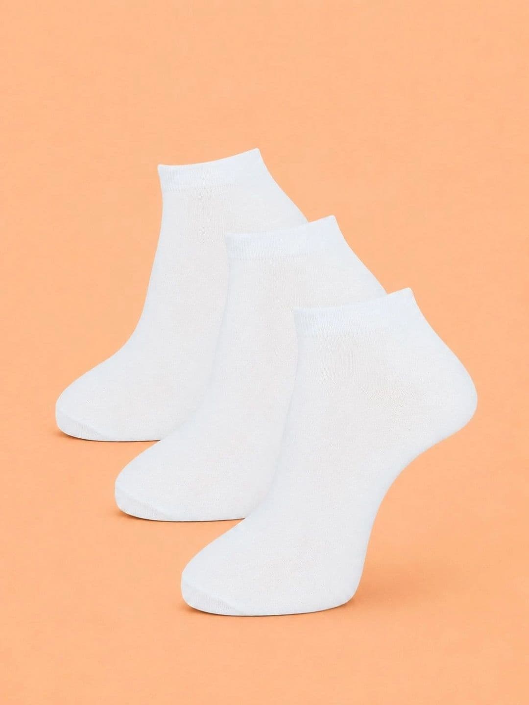 ADDOSSO Men Pack of 3 Cotton Assorted Ankle Length Socks - view 1