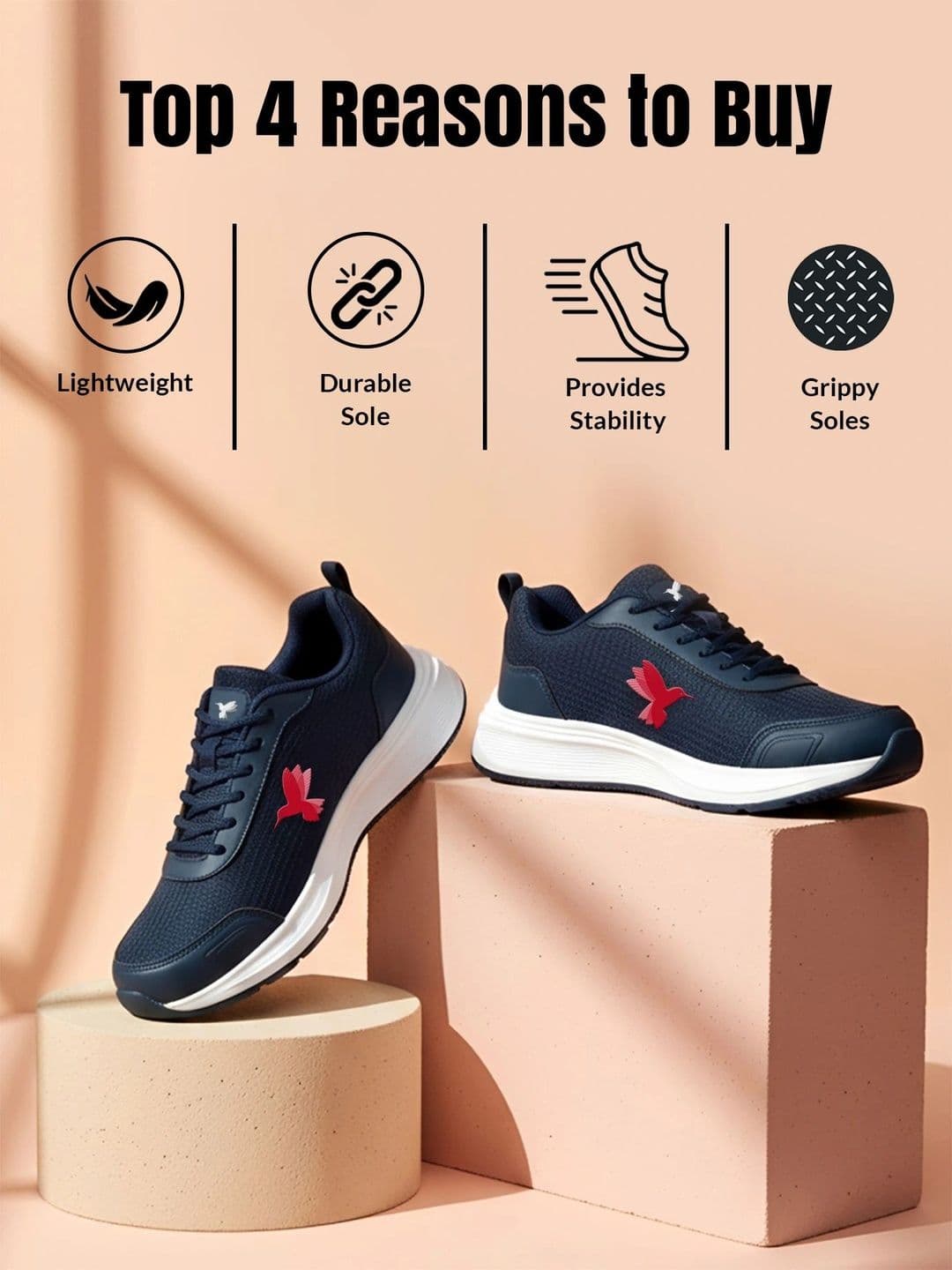 Aircum Men Mesh Running Non-Marking Shoes thumbnail 5