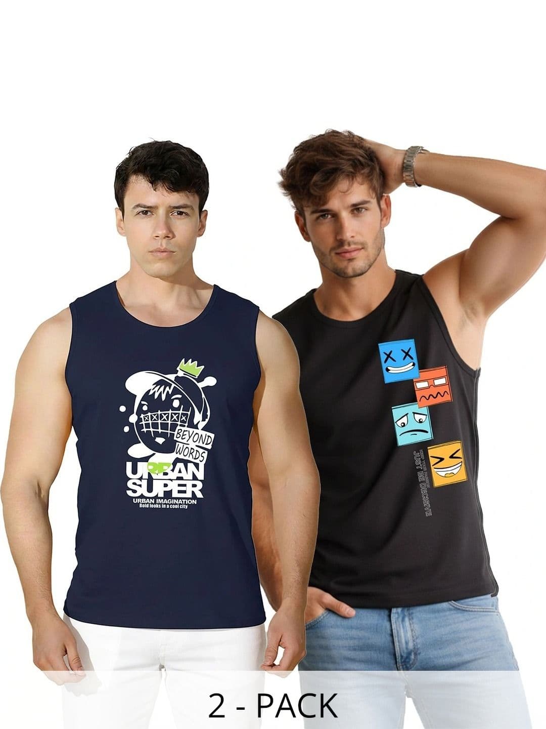 CRYPTIC Men 2 Printed T-shirt - view 1