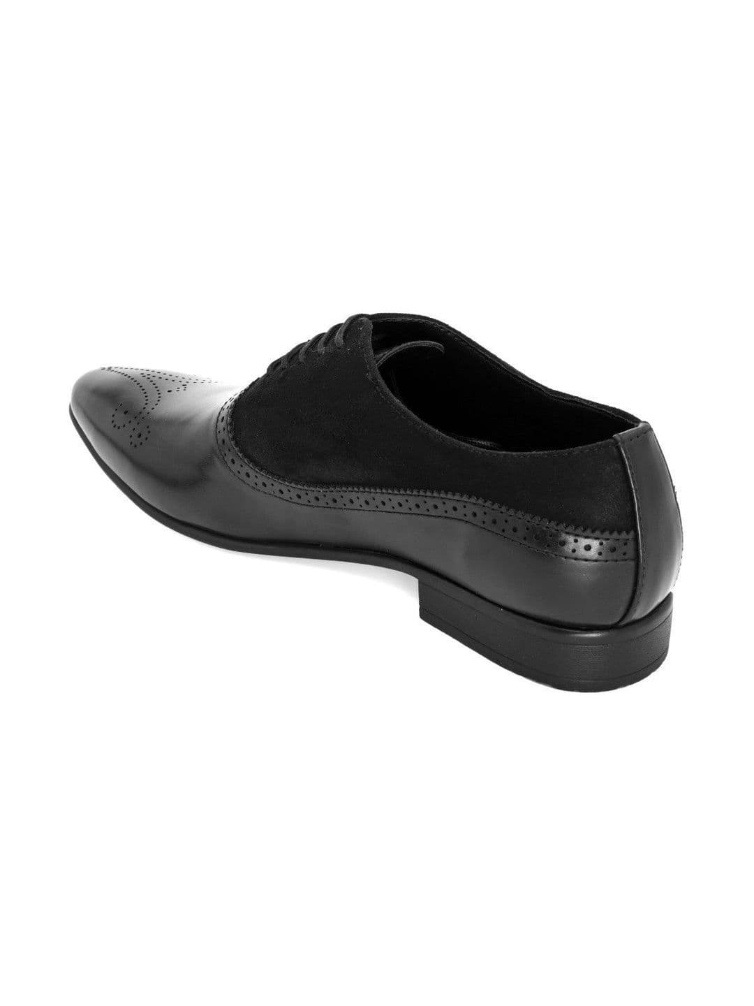 House of Pataudi Men Textured Formal Brogues thumbnail 6