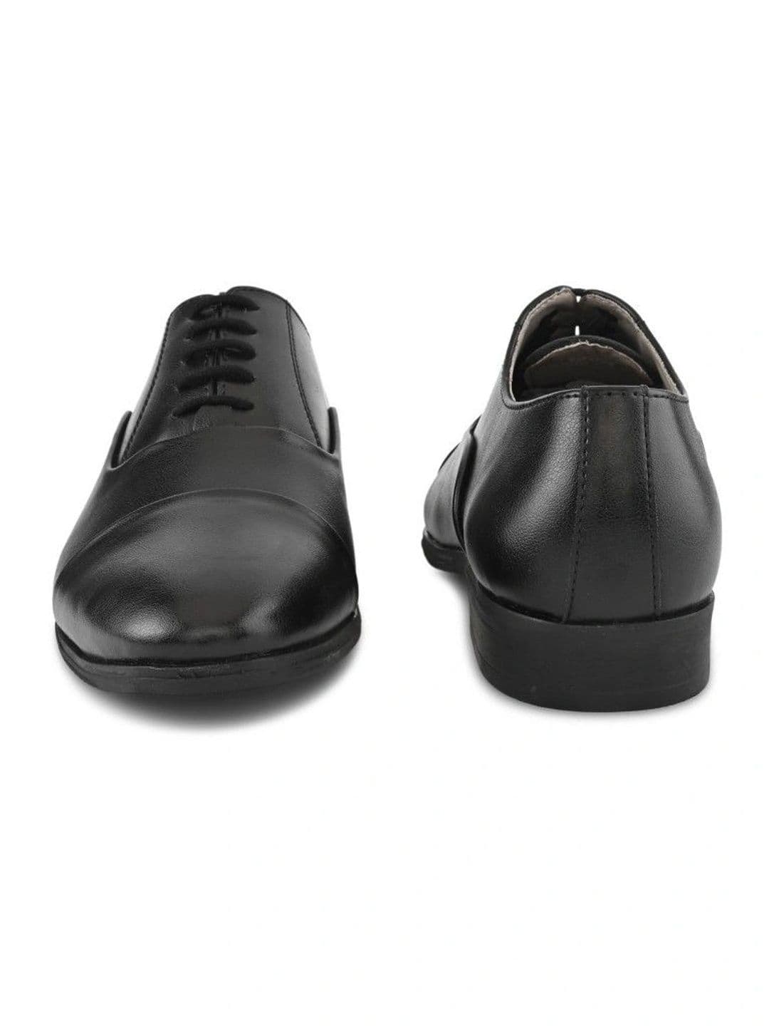 House of Pataudi Men Textured Formal Oxfords thumbnail 6
