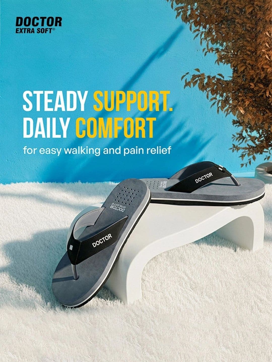 DOCTOR EXTRA SOFT Men Orthopedic Thong Flip-Flops thumbnail 7