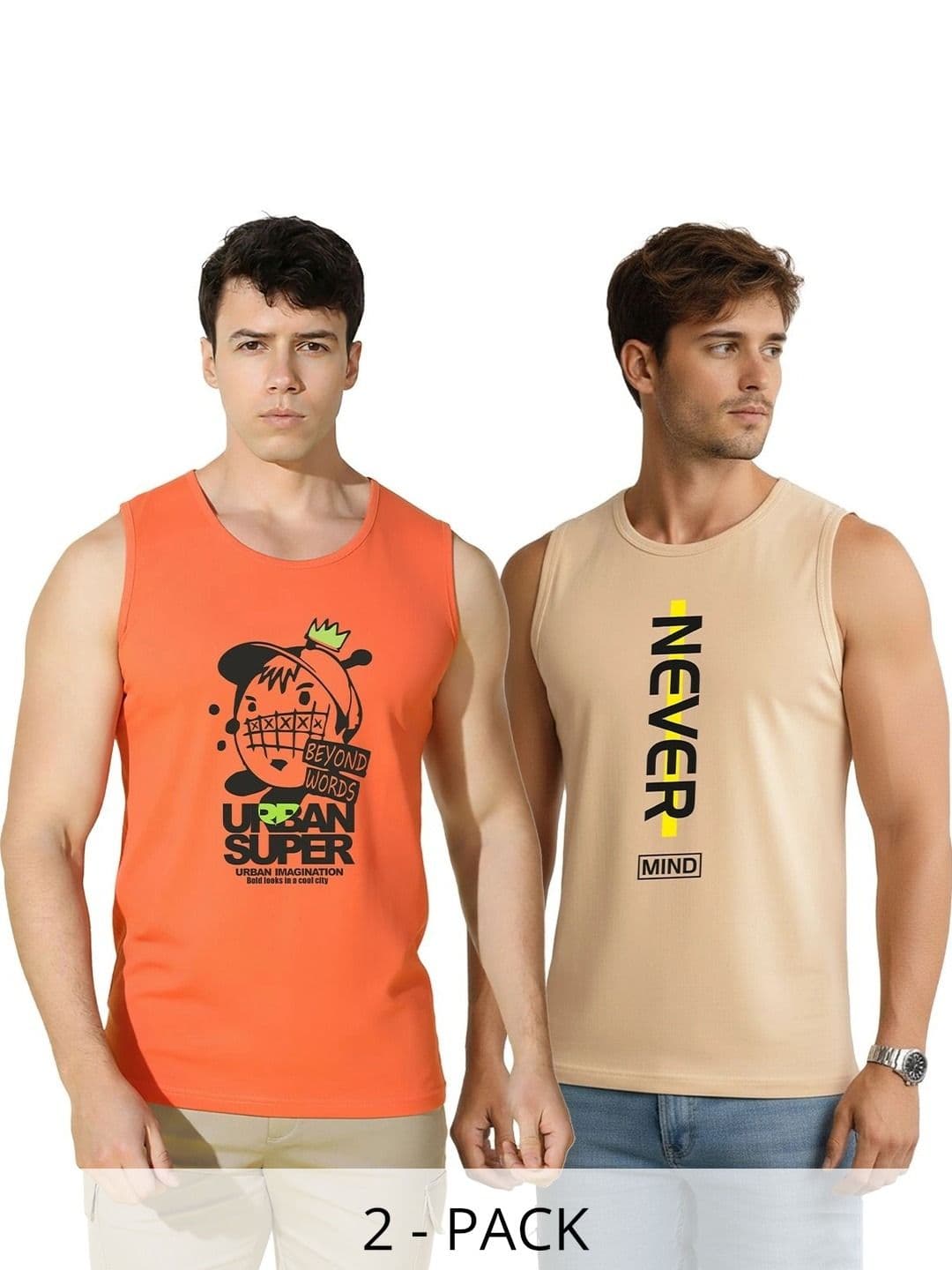 CRYPTIC Men 2 Printed T-shirt - view 1