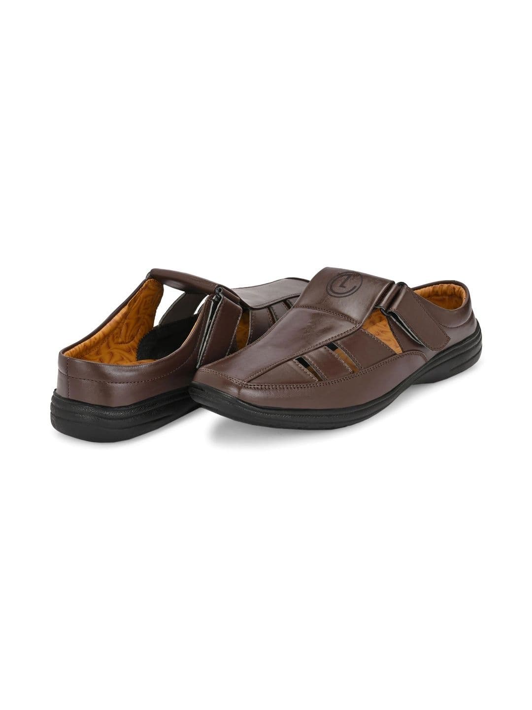 LIGERONATION Men Leather Shoe-Style Sandals thumbnail 2
