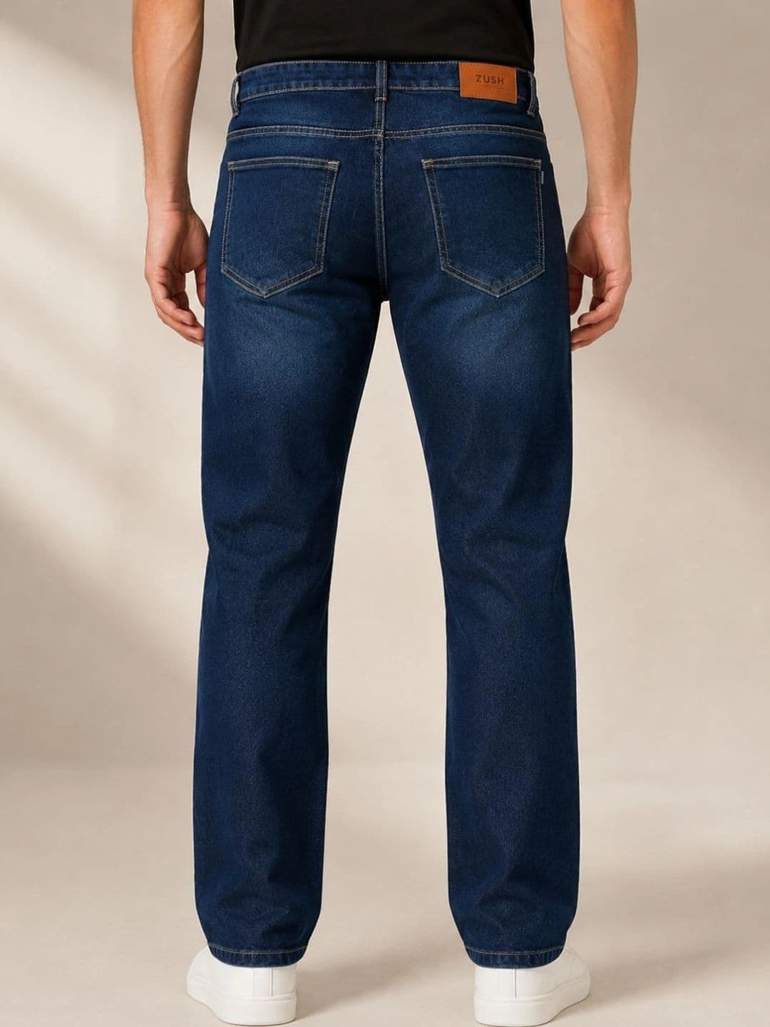 ZUSH Men Straight Fit Mid-Rise Stretchable Jeans thumbnail 2