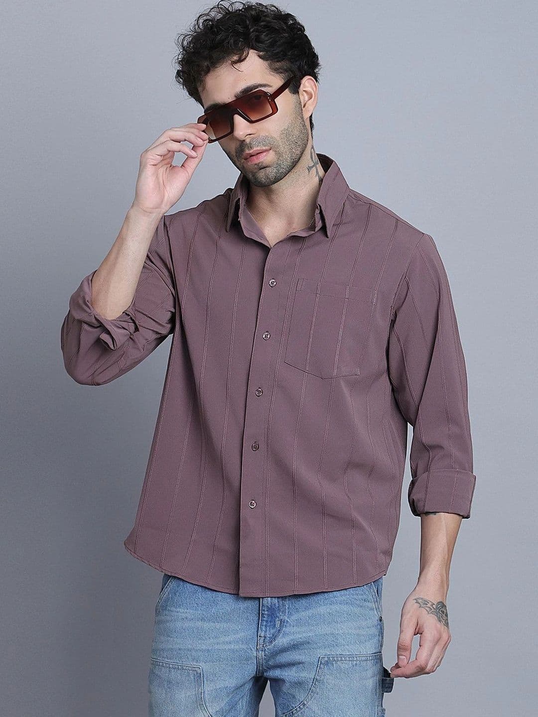 D Finish Men Smart Casual Shirt thumbnail 5