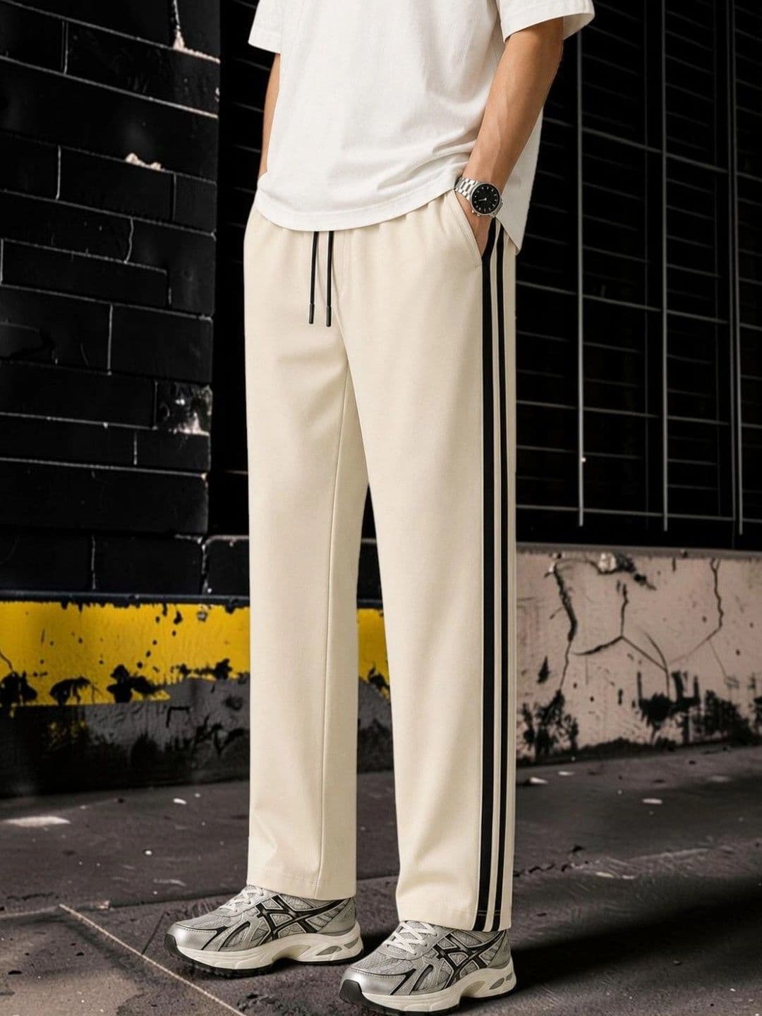 MOJAMEDI Men Straight Fit Training Track Pants thumbnail 3