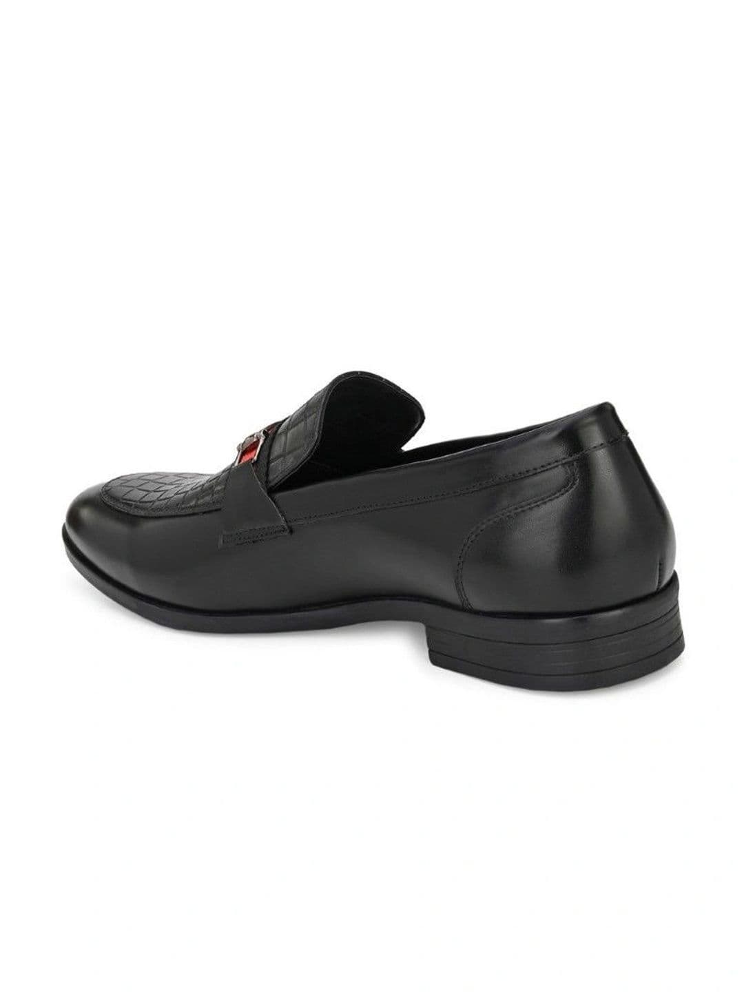 House of Pataudi Men Textured Loafers thumbnail 3
