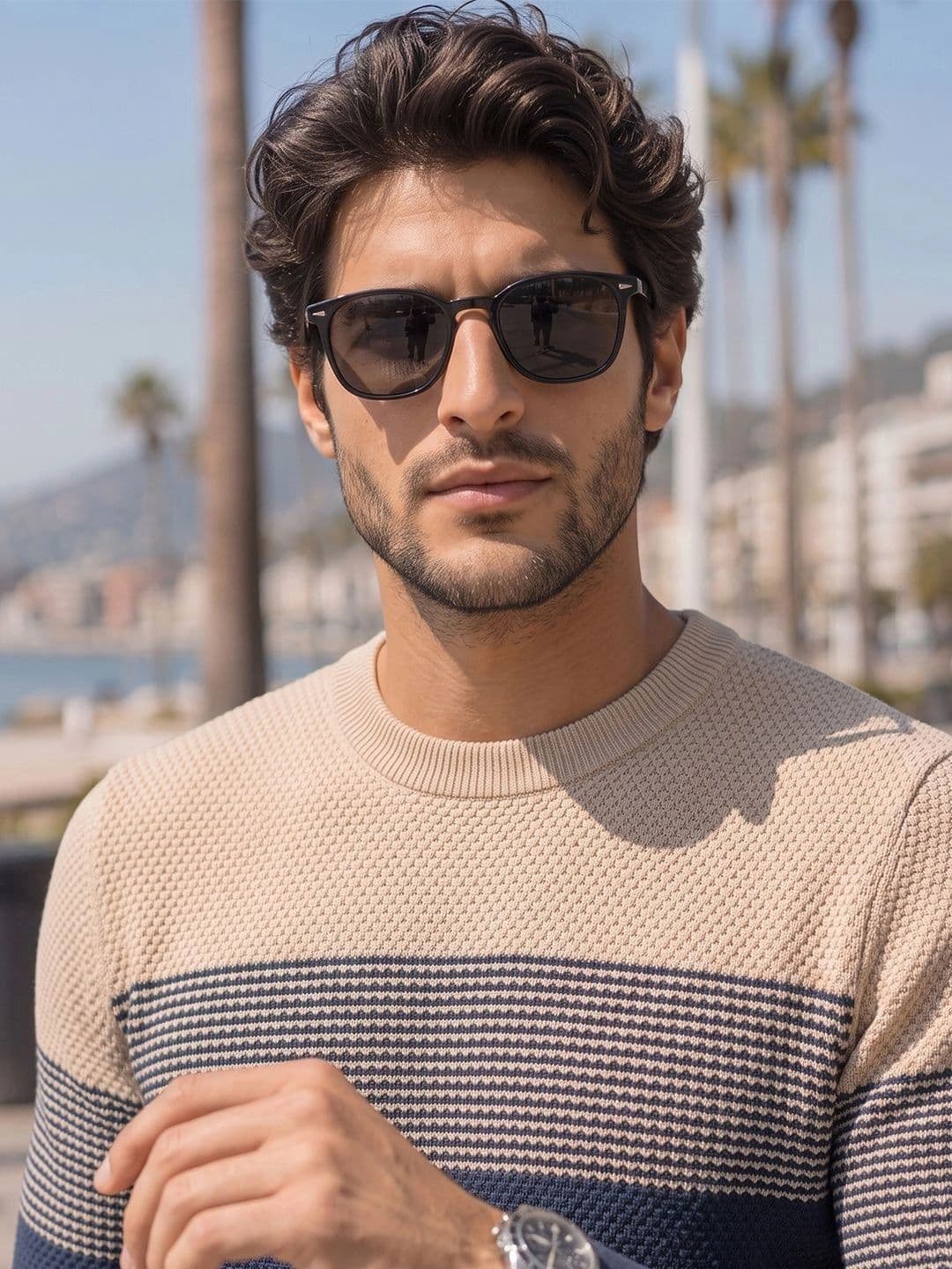 SZN Men Striped Pullover thumbnail 3