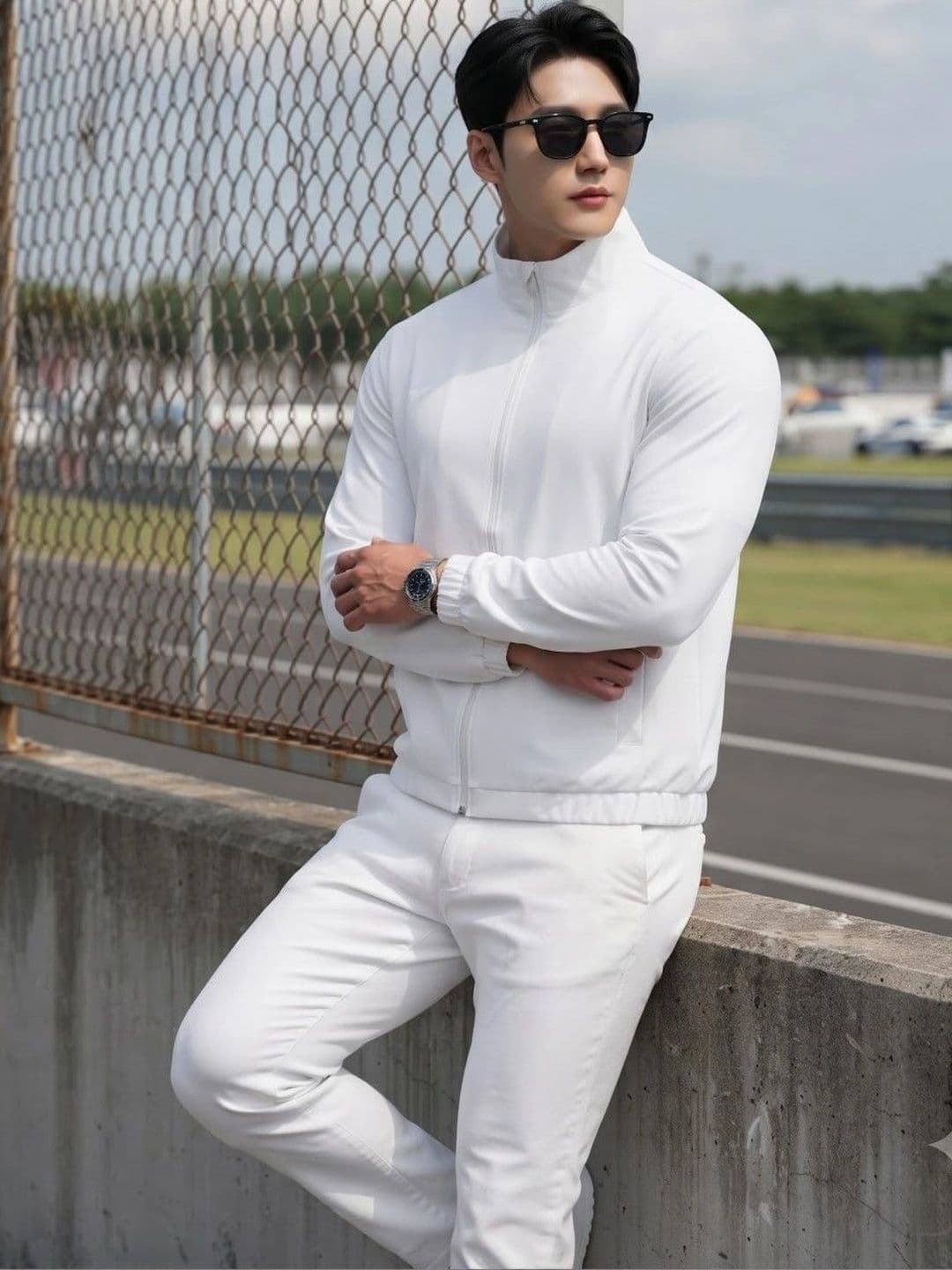 THE FASHION HUB Men Lightweight Bomber Jacket thumbnail 5