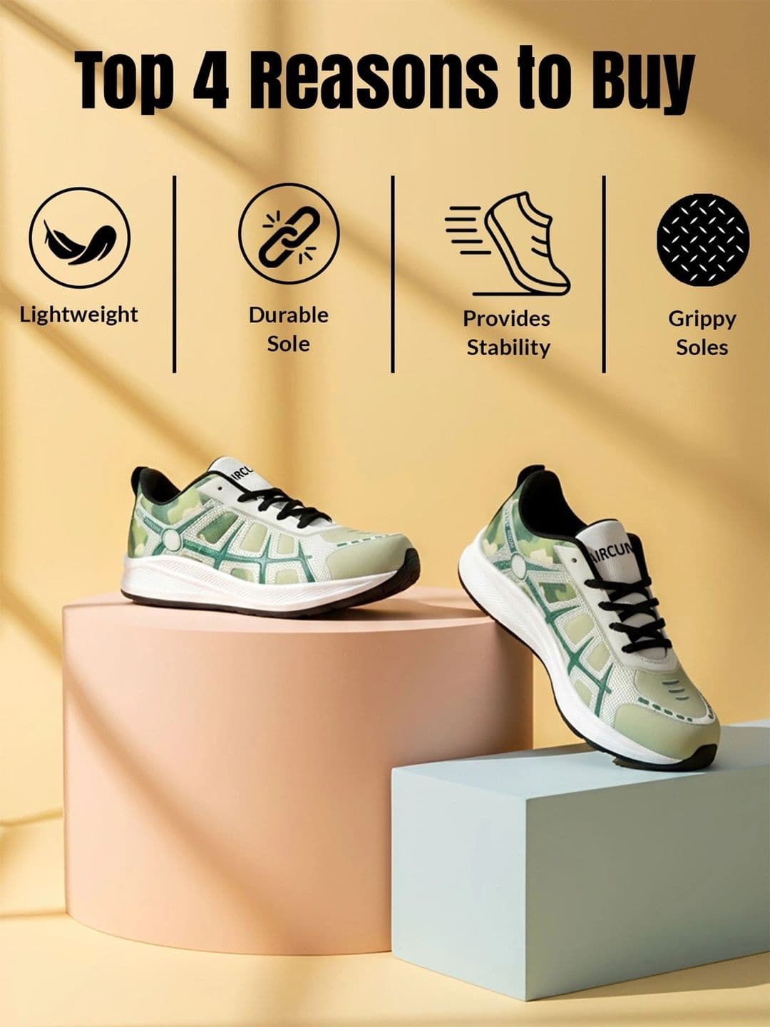 Aircum Men Mesh Running Shoes thumbnail 4