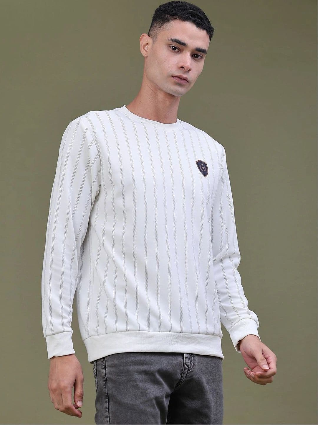 V-Mart Men Striped T-shirt thumbnail 2