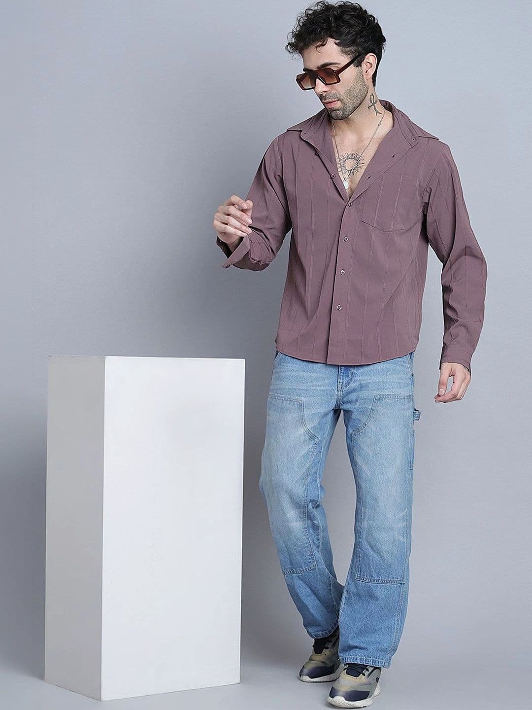 D Finish Men Smart Casual Shirt thumbnail 2