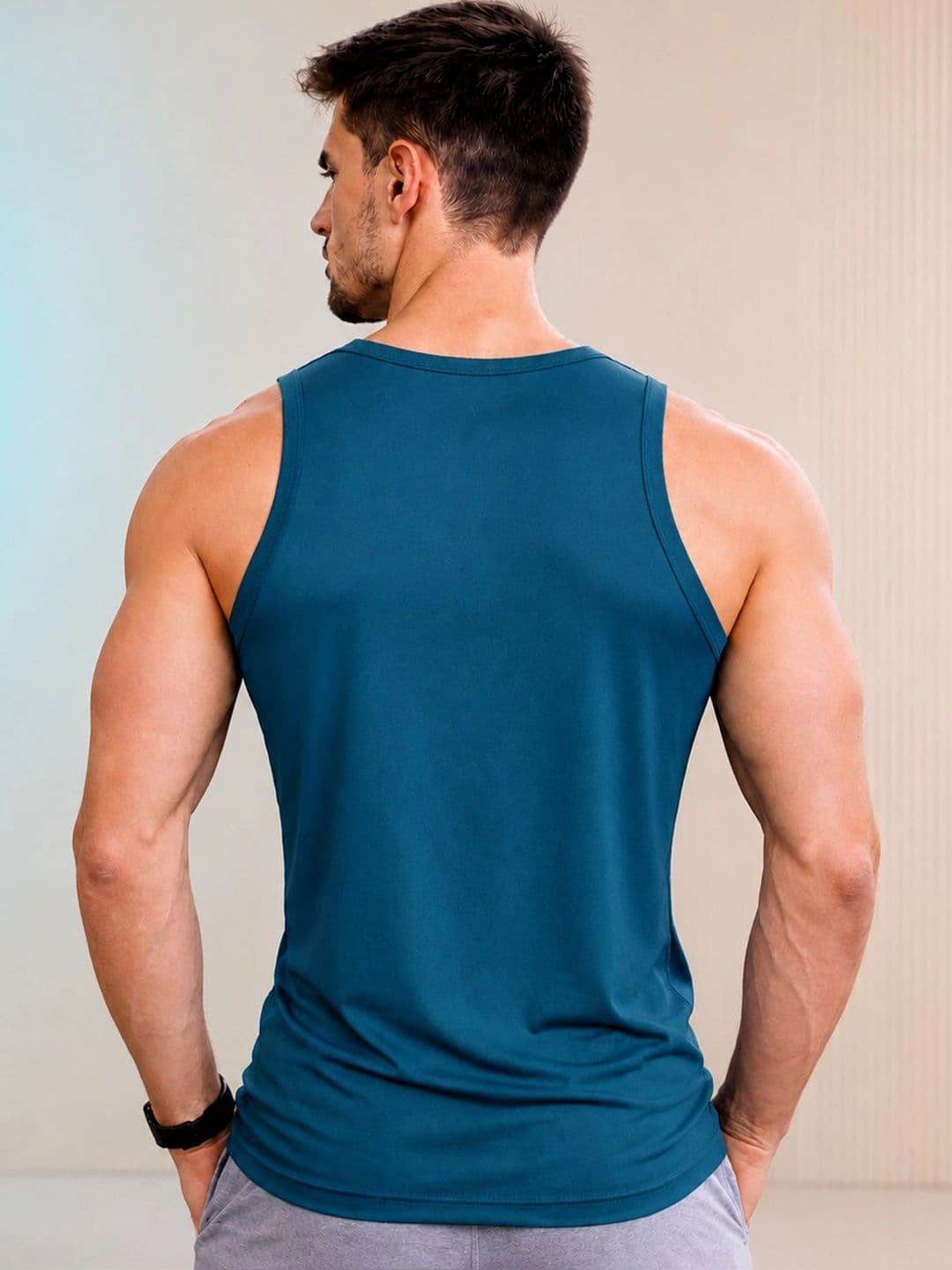 HRX by Hrithik Roshan Men Gym Pack of 2 Vests thumbnail 2