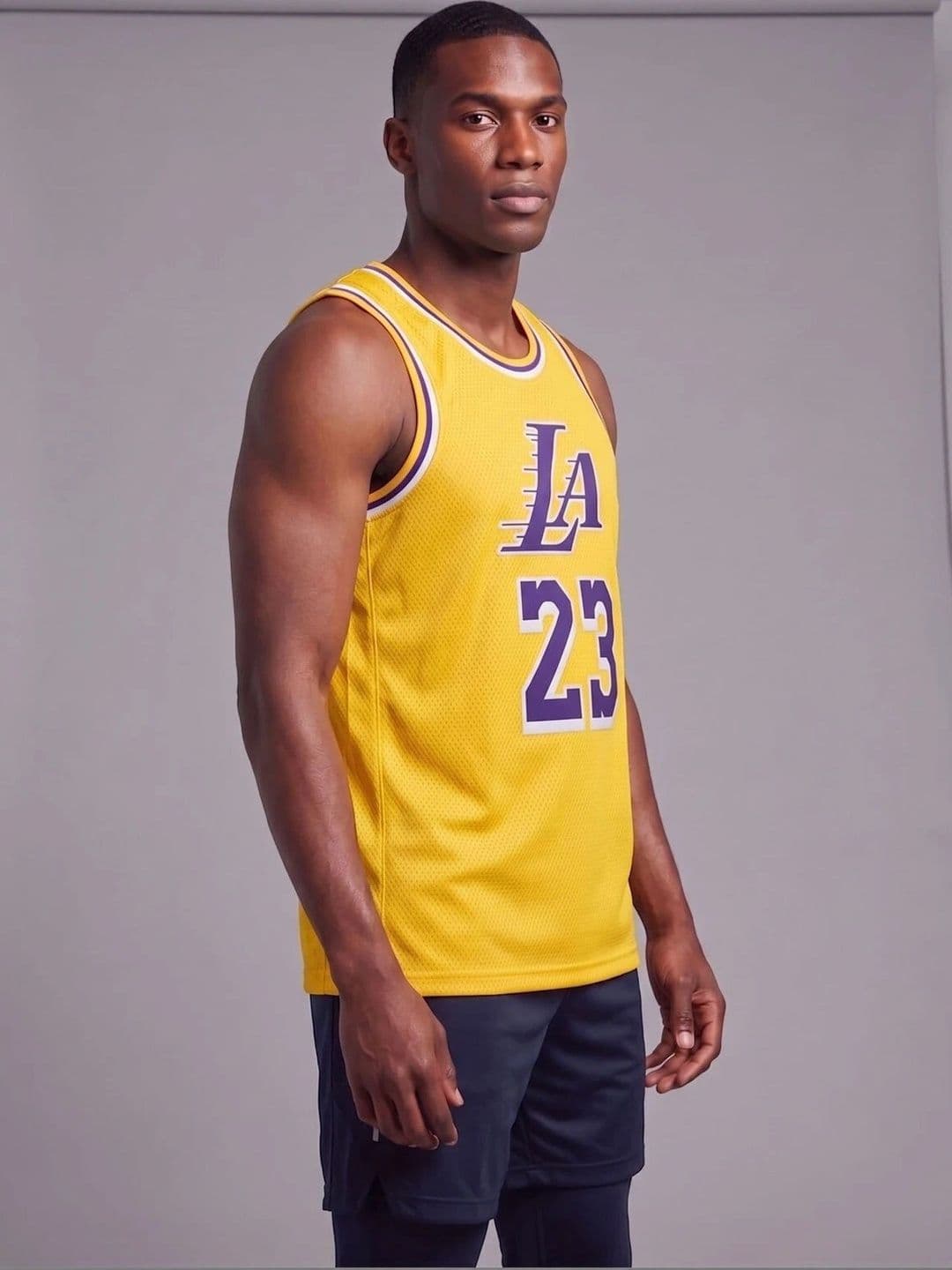 Hexacraft Men Los Angeles Lakers Printed T-shirt thumbnail 2