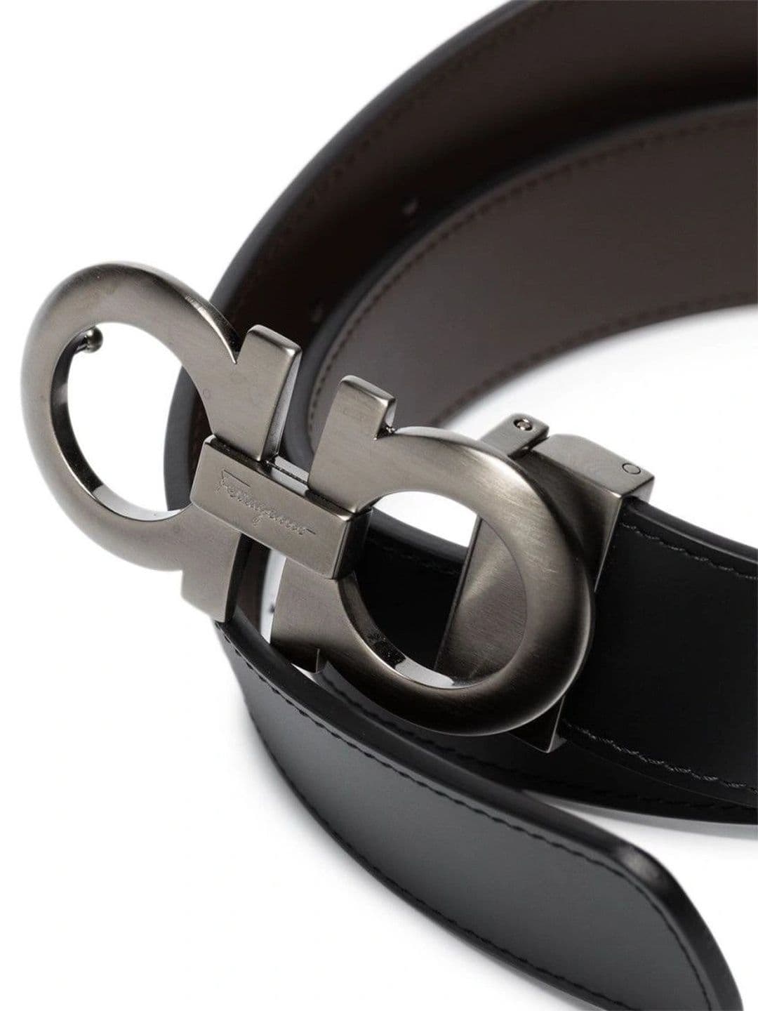 Ferragamo Men Leather Reversible Formal Belt thumbnail 4