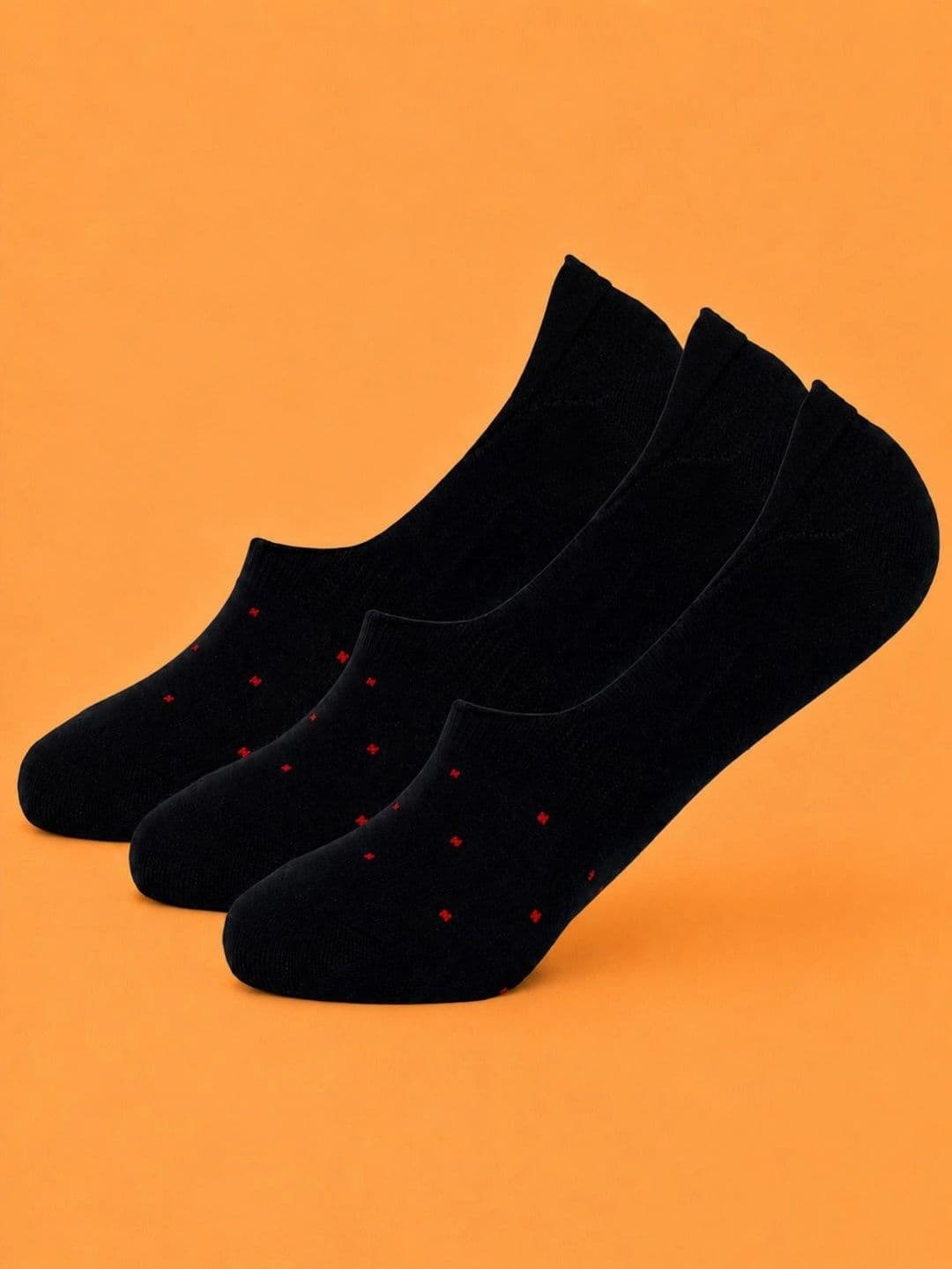 ADDOSSO Men Pack of 3 Cotton Assorted Patterned Shoe Liners Socks - view 1
