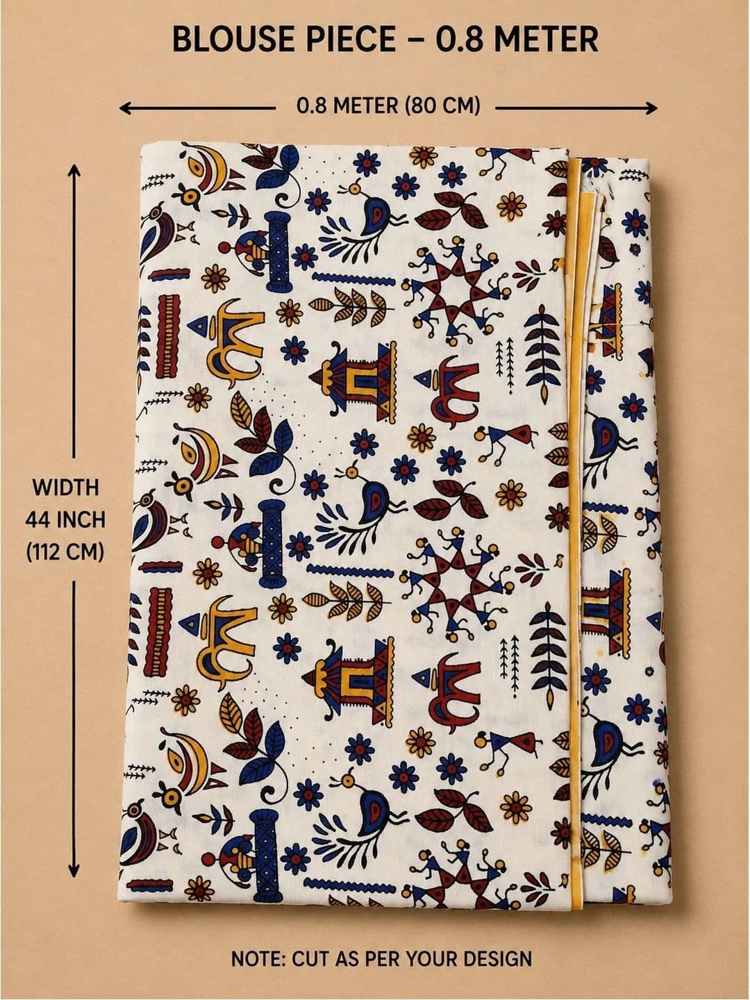 DRAPERIA Kalamkari Pure Cotton Saree thumbnail 2