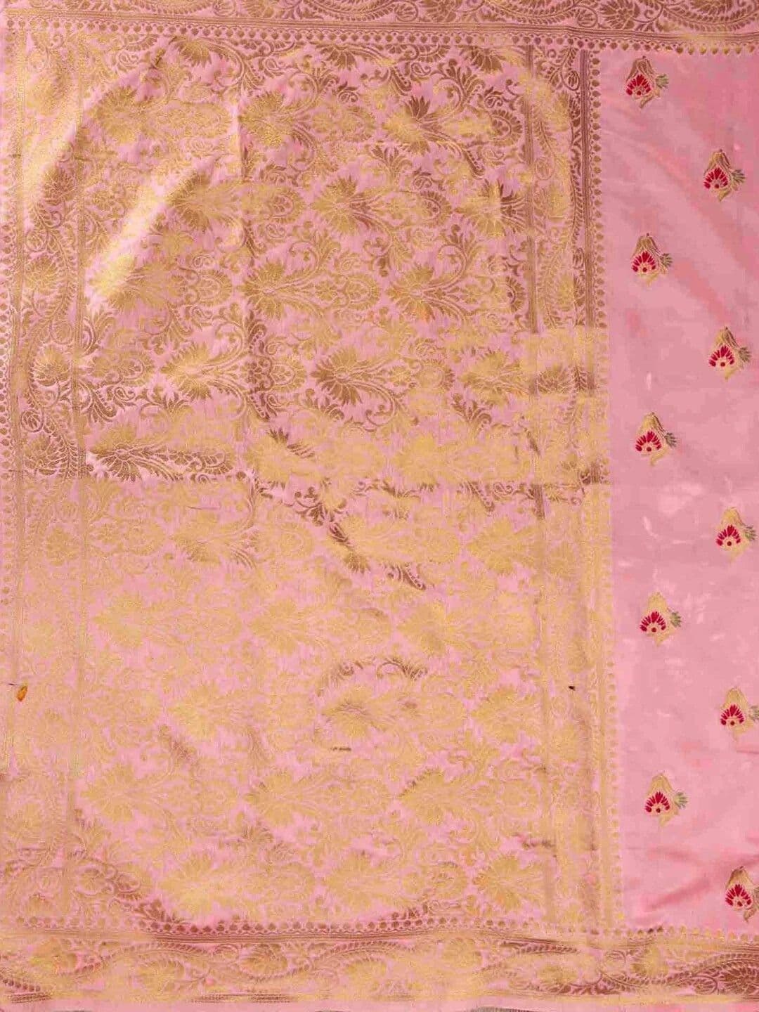 KALINI Woven Design Zari Art Silk Fusion Saree thumbnail 6