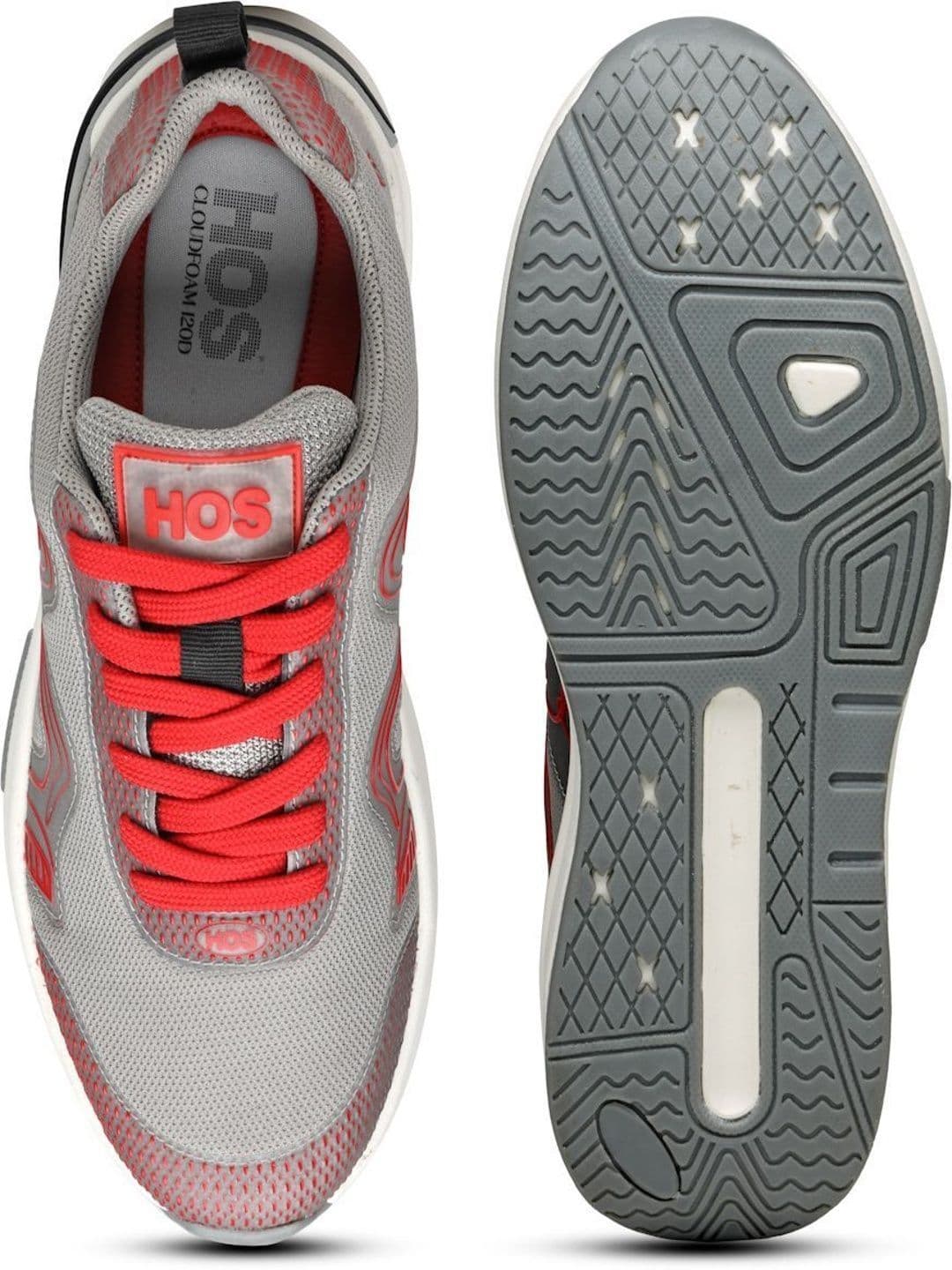 HOS Men Textured Lace-Up Casual Lightweight Comfortable Shoes thumbnail 2