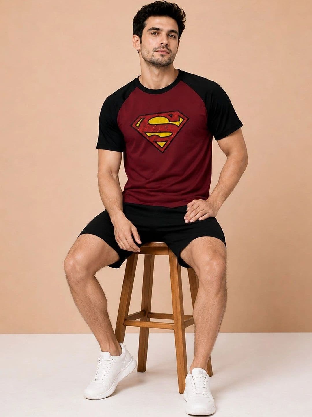 TEDWOODS Men Superman Colourblocked T-shirt thumbnail 4