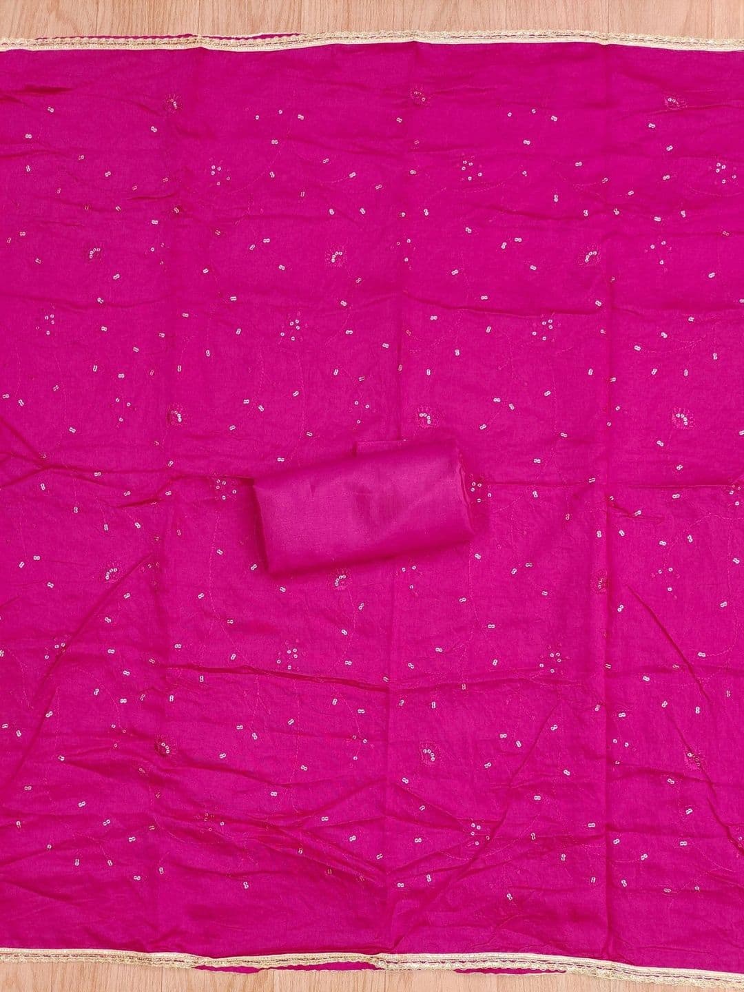 LeeliPeeri Designer Printed Unstitched Dress Material thumbnail 2
