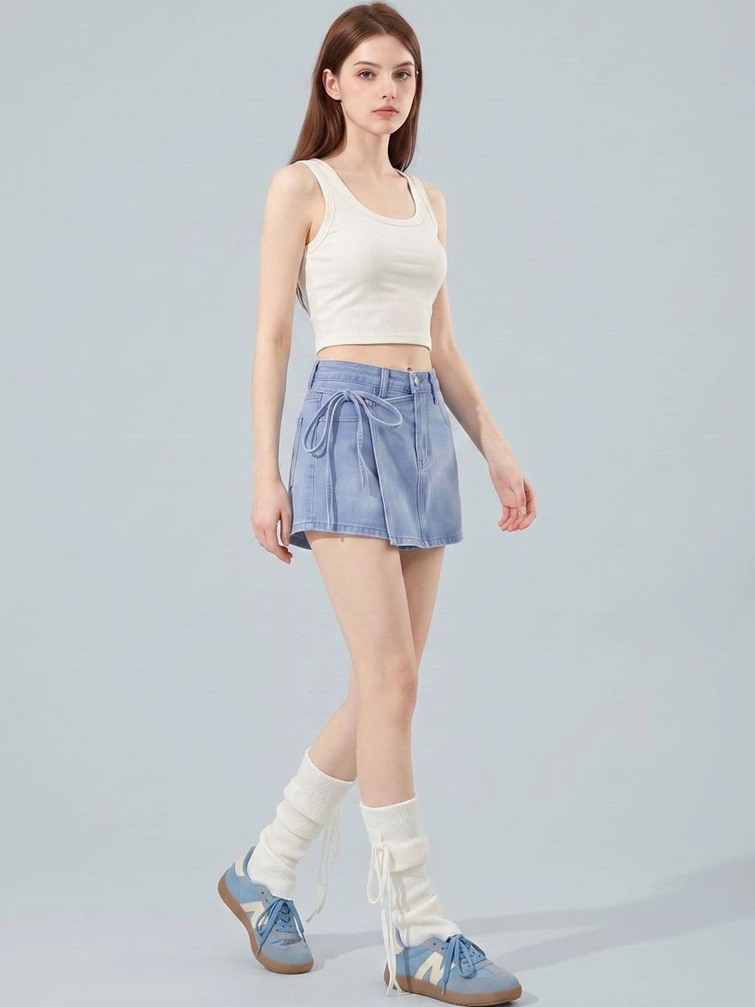 ATELIER REBEL Women Mini Wrap Skirt thumbnail 7