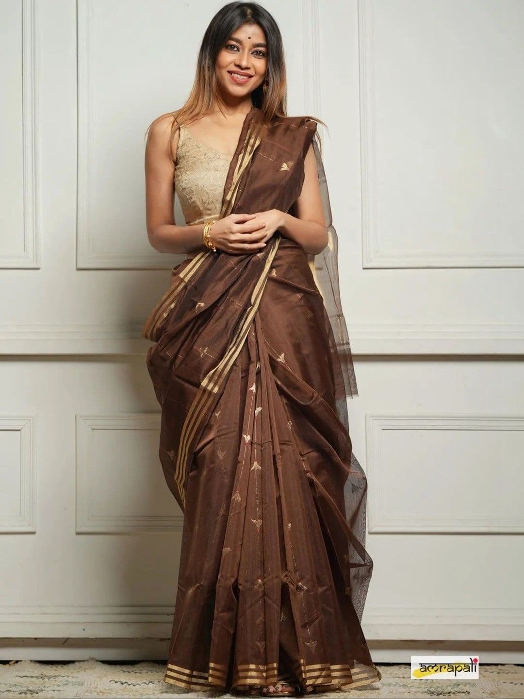 HERE&NOW Woven Design Zari Banarasi Saree thumbnail 6