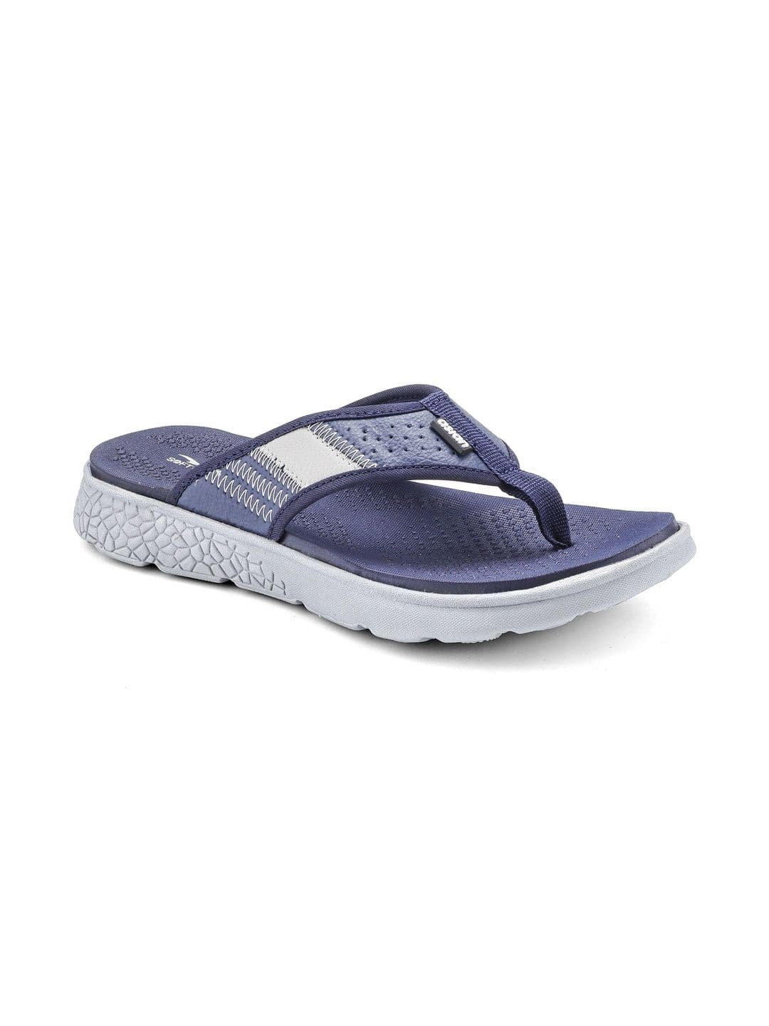ASIAN Men Colourblocked Thong Flip-Flops - view 1