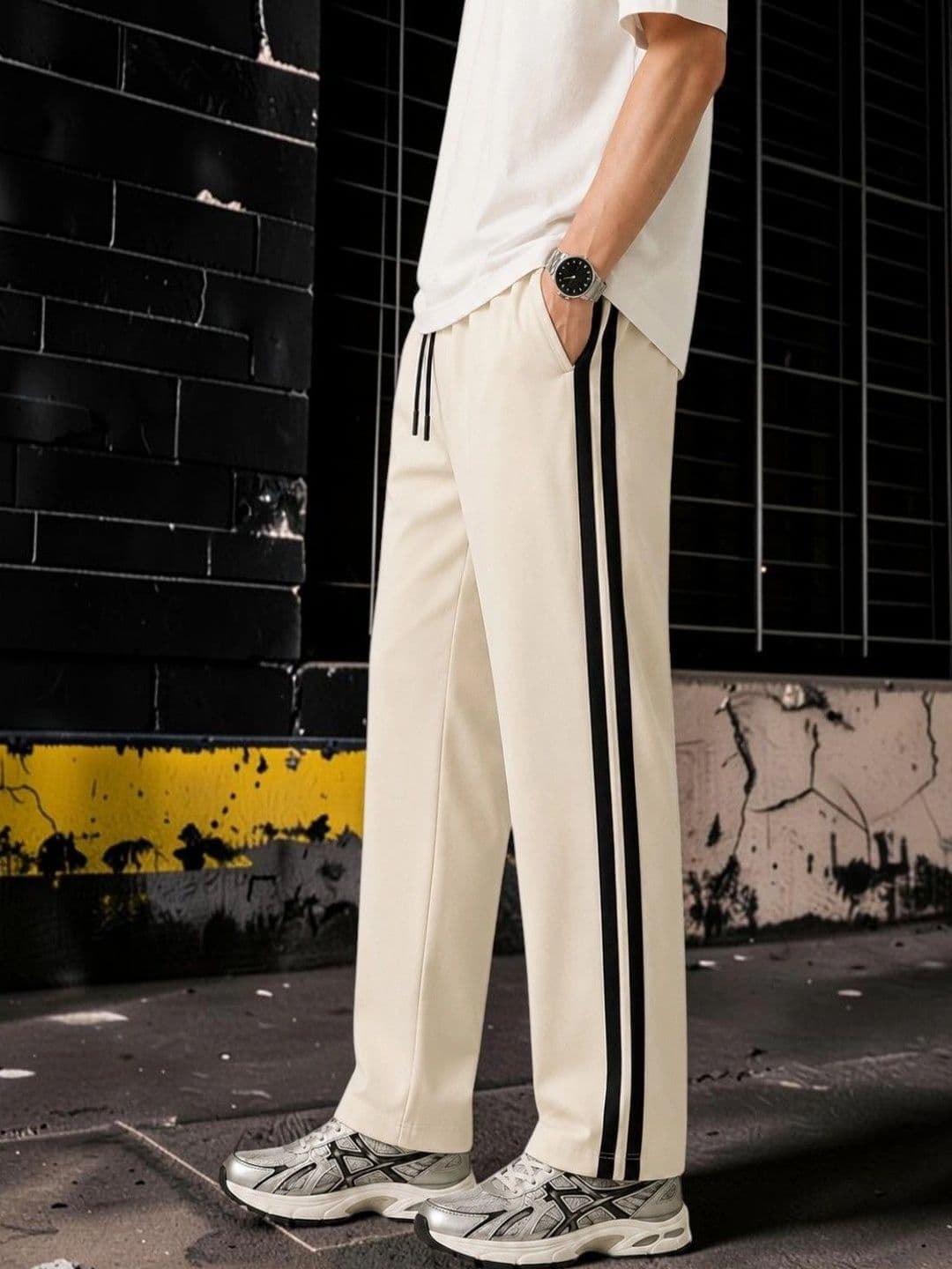 MOJAMEDI Men Straight Fit Training Track Pants thumbnail 2