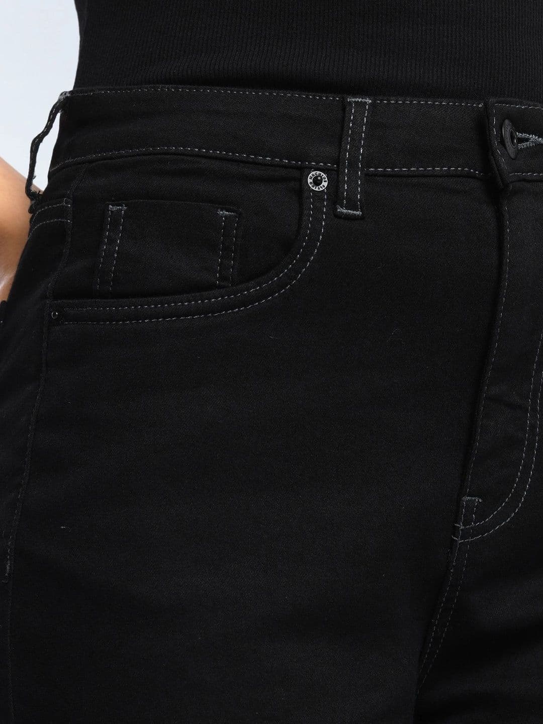 Flying Machine Women Wide Leg High-Rise Stretchable Jeans thumbnail 6